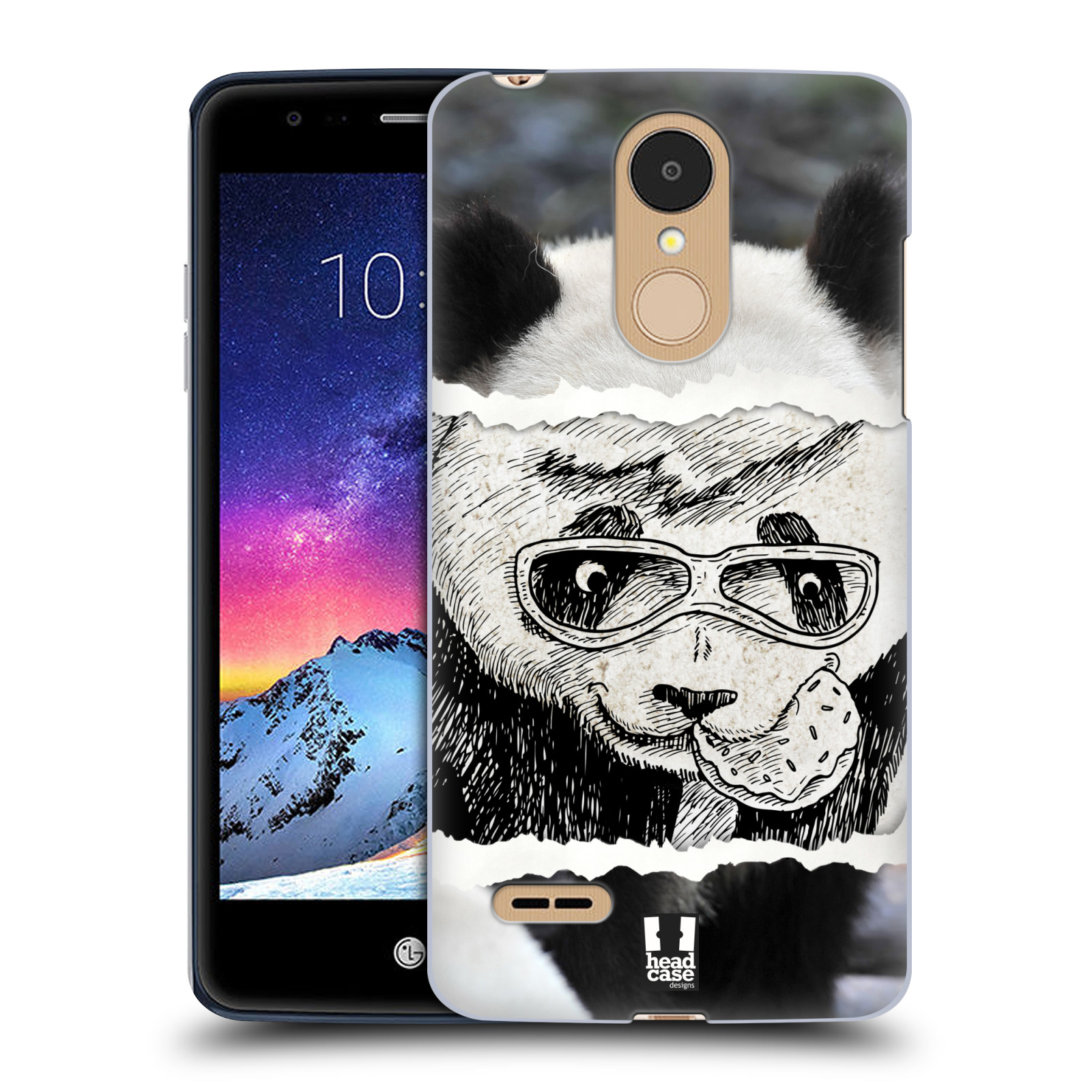 HEAD CASE plastový obal na mobil LG K9 / K8 2018 vzor zvířata koláž roztomilá panda
