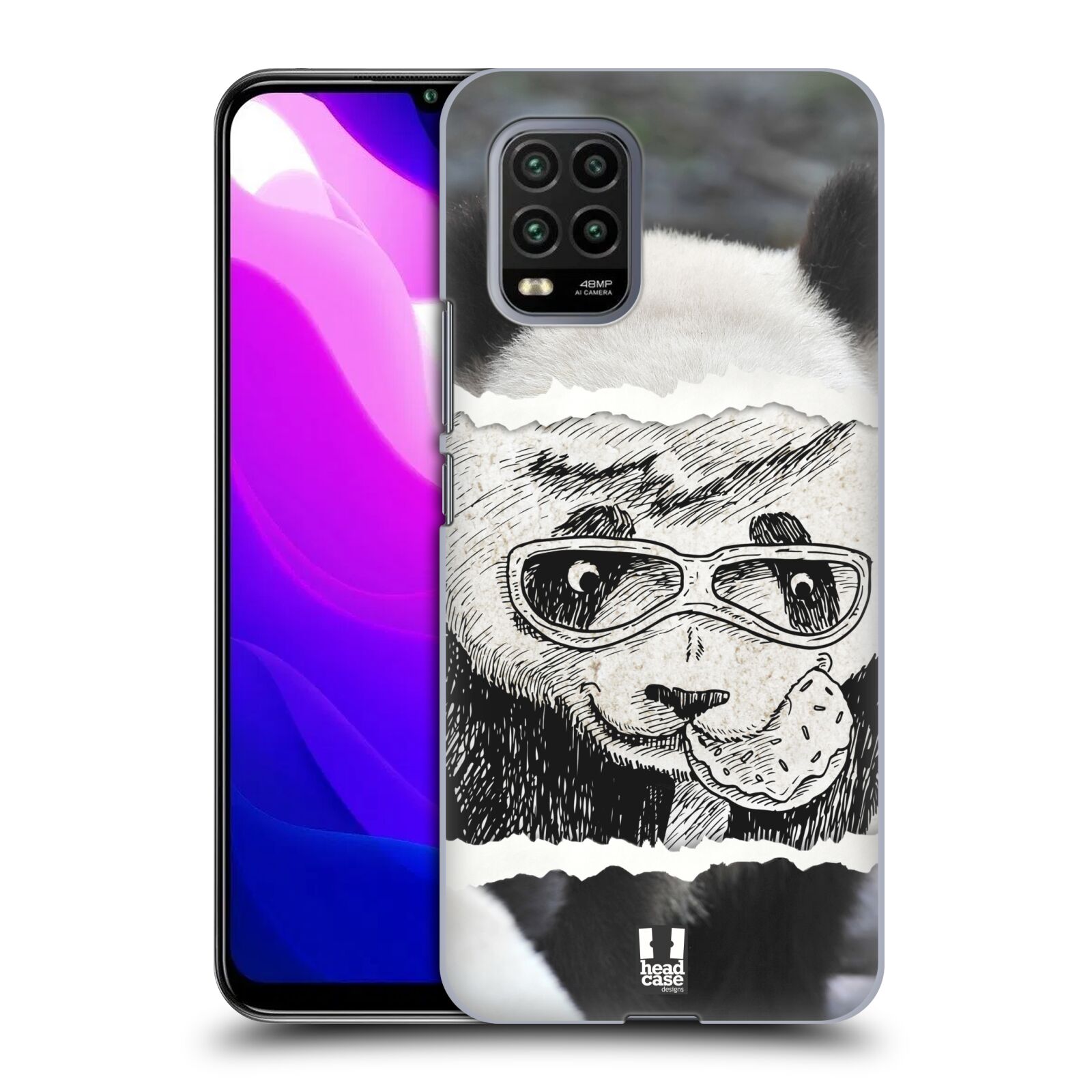 Zadní kryt, obal na mobil Xiaomi Mi 10 LITE vzor zvířata koláž roztomilá panda