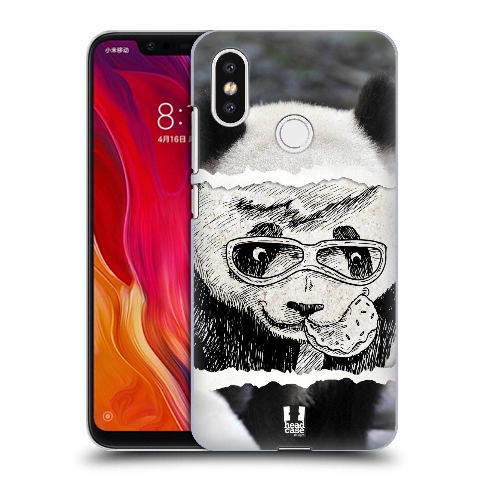 HEAD CASE plastový obal na mobil Xiaomi Mi 8 vzor zvířata koláž roztomilá panda