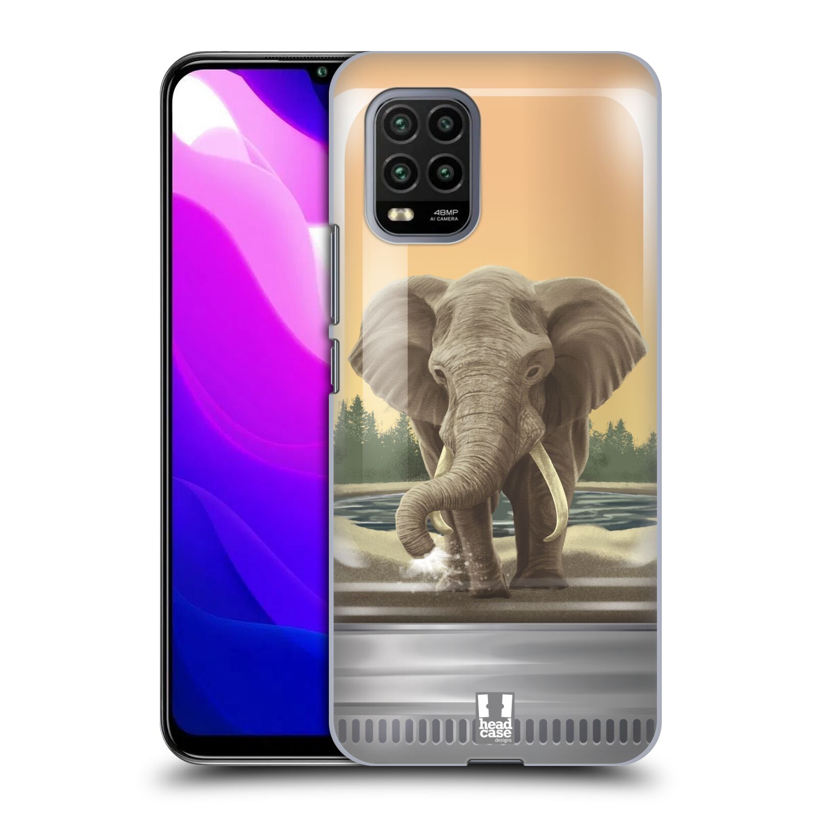 Zadní kryt, obal na mobil Xiaomi Mi 10 LITE vzor Zvířátka v těžítku slon
