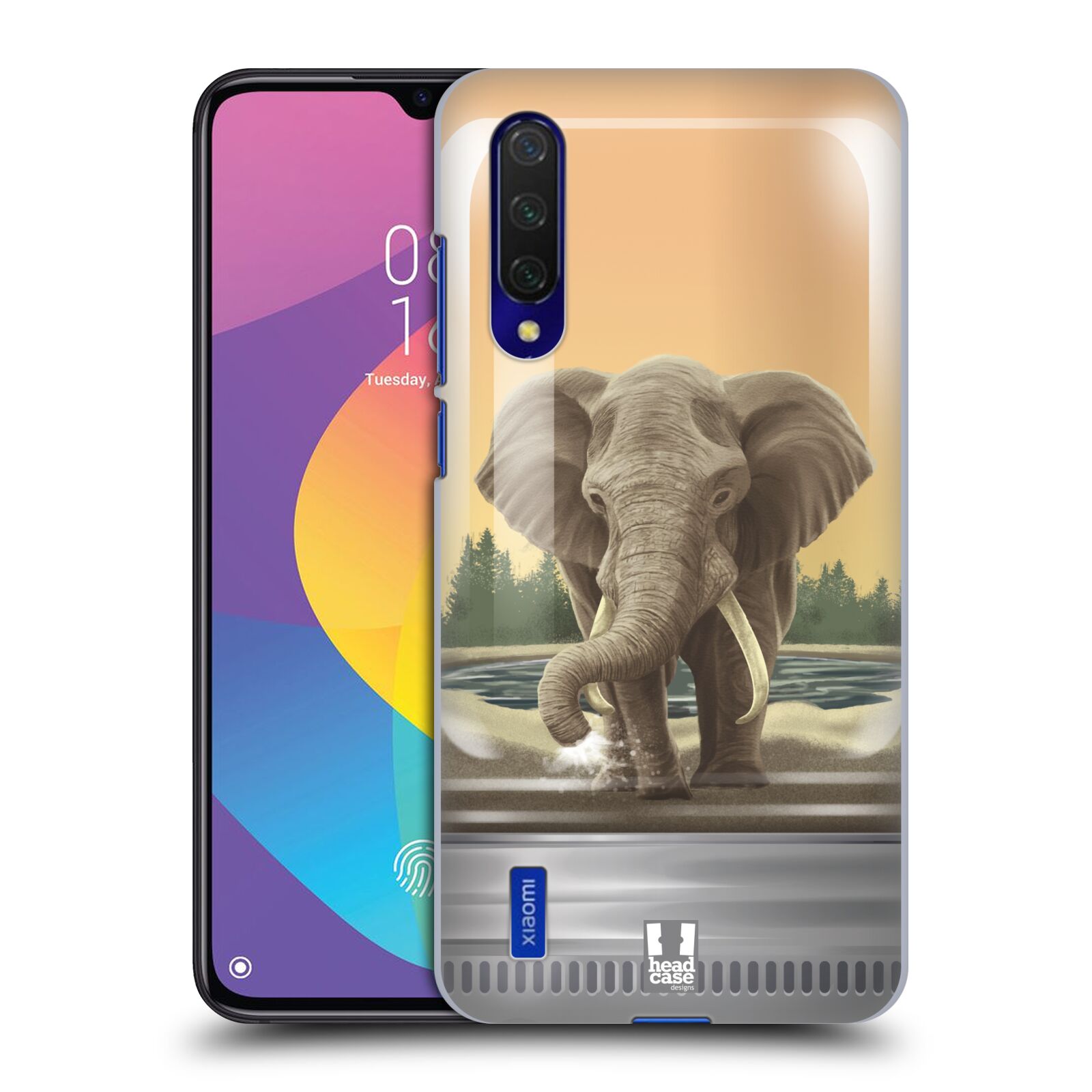 Zadní kryt na mobil Xiaomi MI 9 LITE vzor Zvířátka v těžítku slon