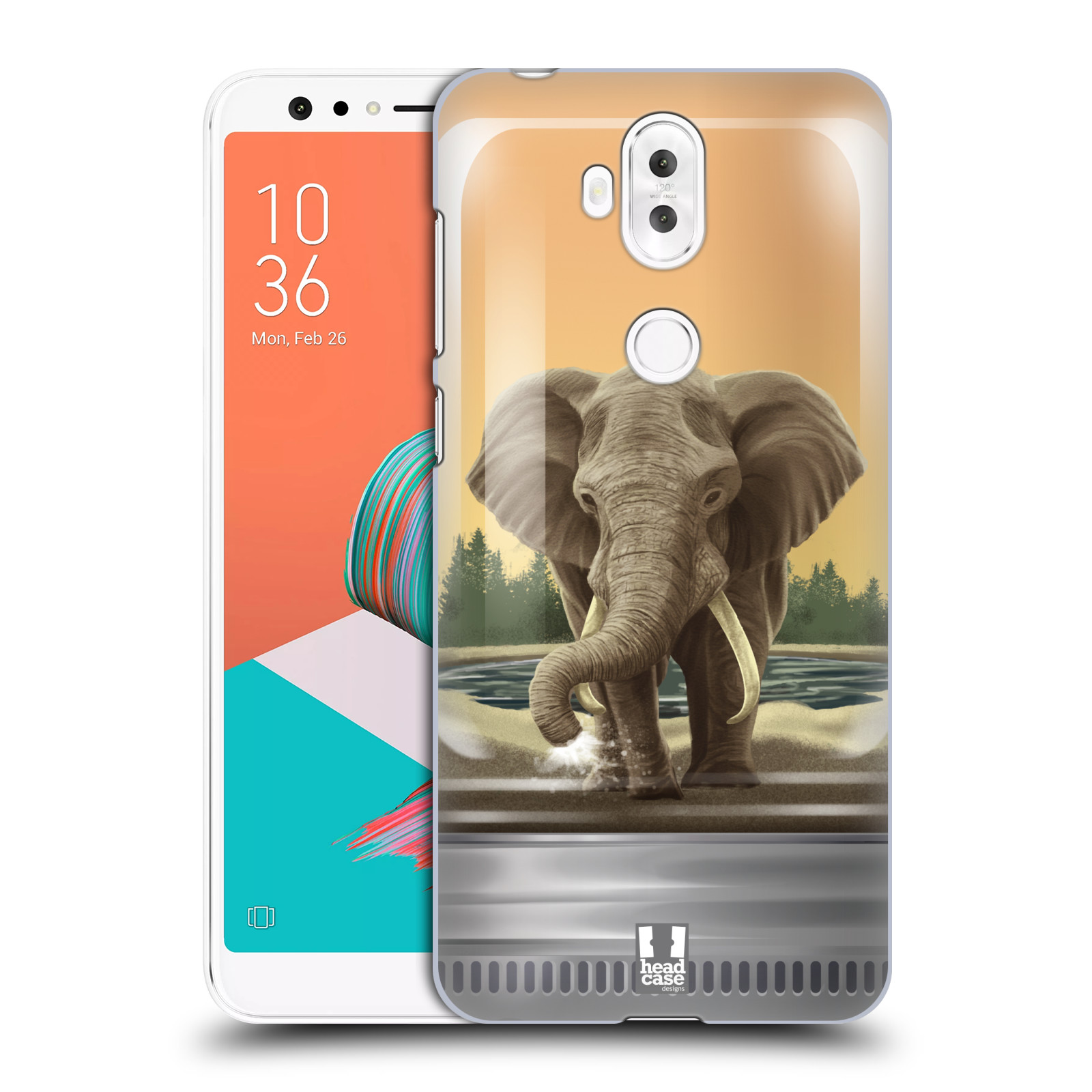 HEAD CASE plastový obal na mobil Asus Zenfone 5 LITE ZC600KL vzor Zvířátka v těžítku slon