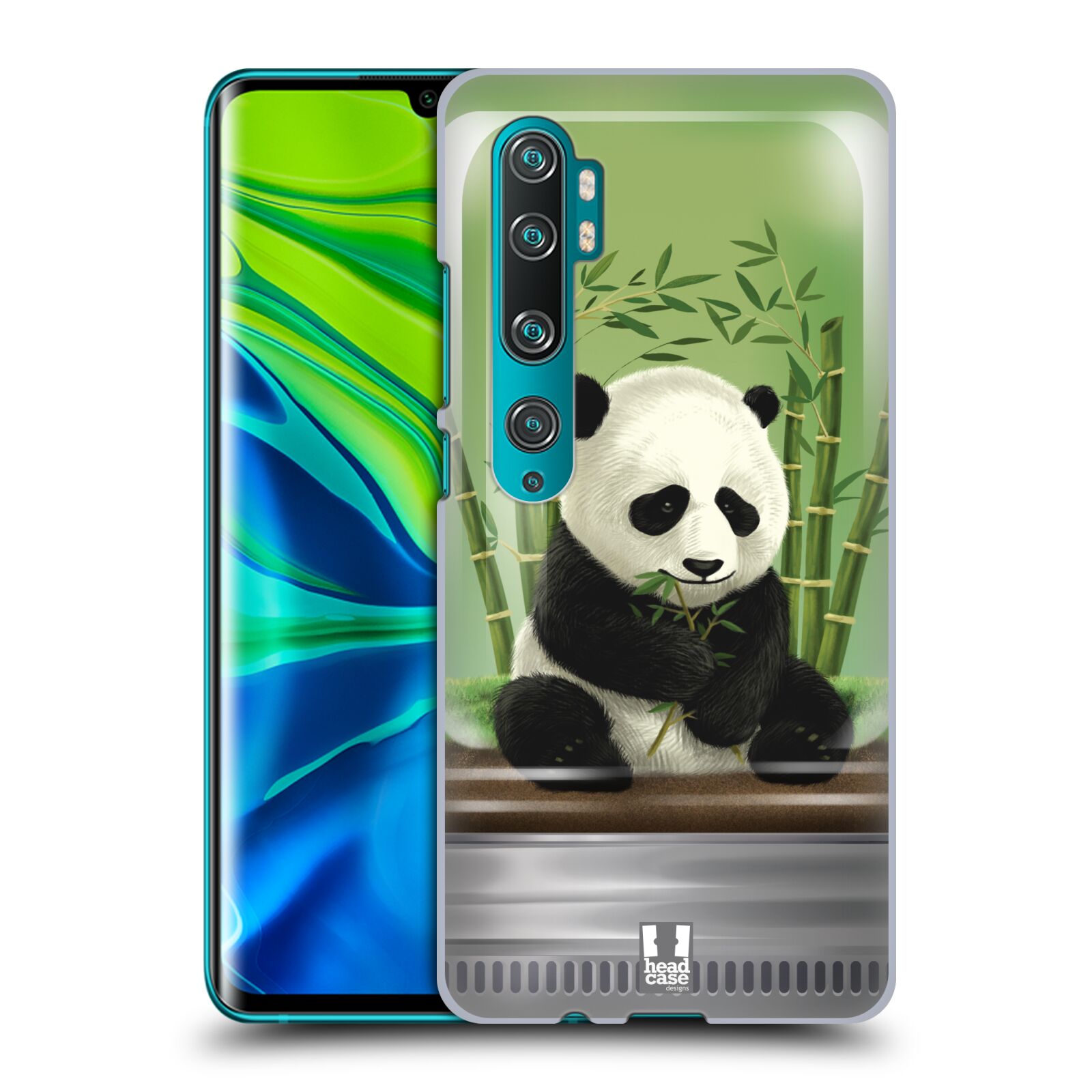Pouzdro na mobil Xiaomi Mi Note 10 / Mi Note 10 PRO - HEAD CASE - vzor Zvířátka v těžítku panda