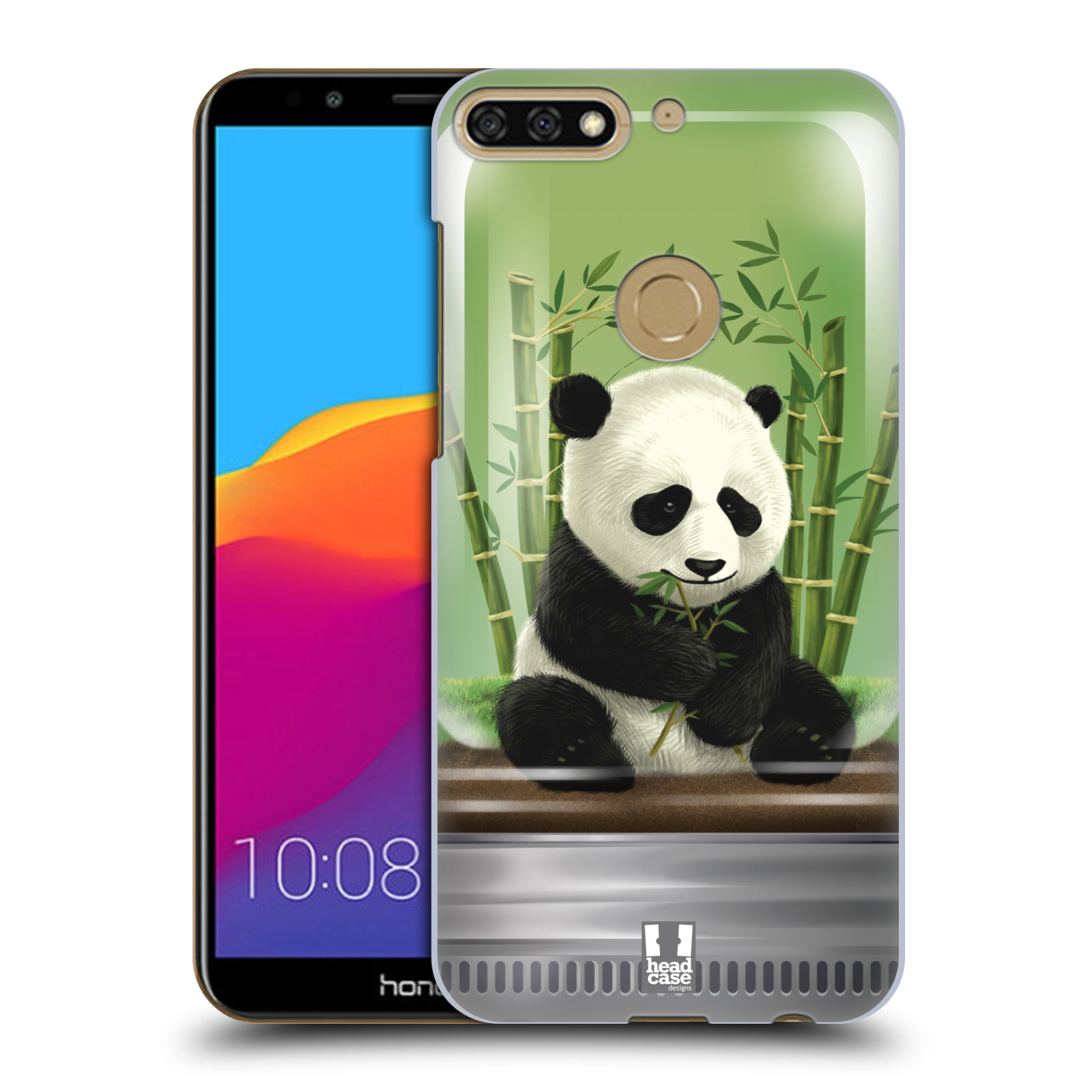 HEAD CASE plastový obal na mobil Honor 7c vzor Zvířátka v těžítku panda