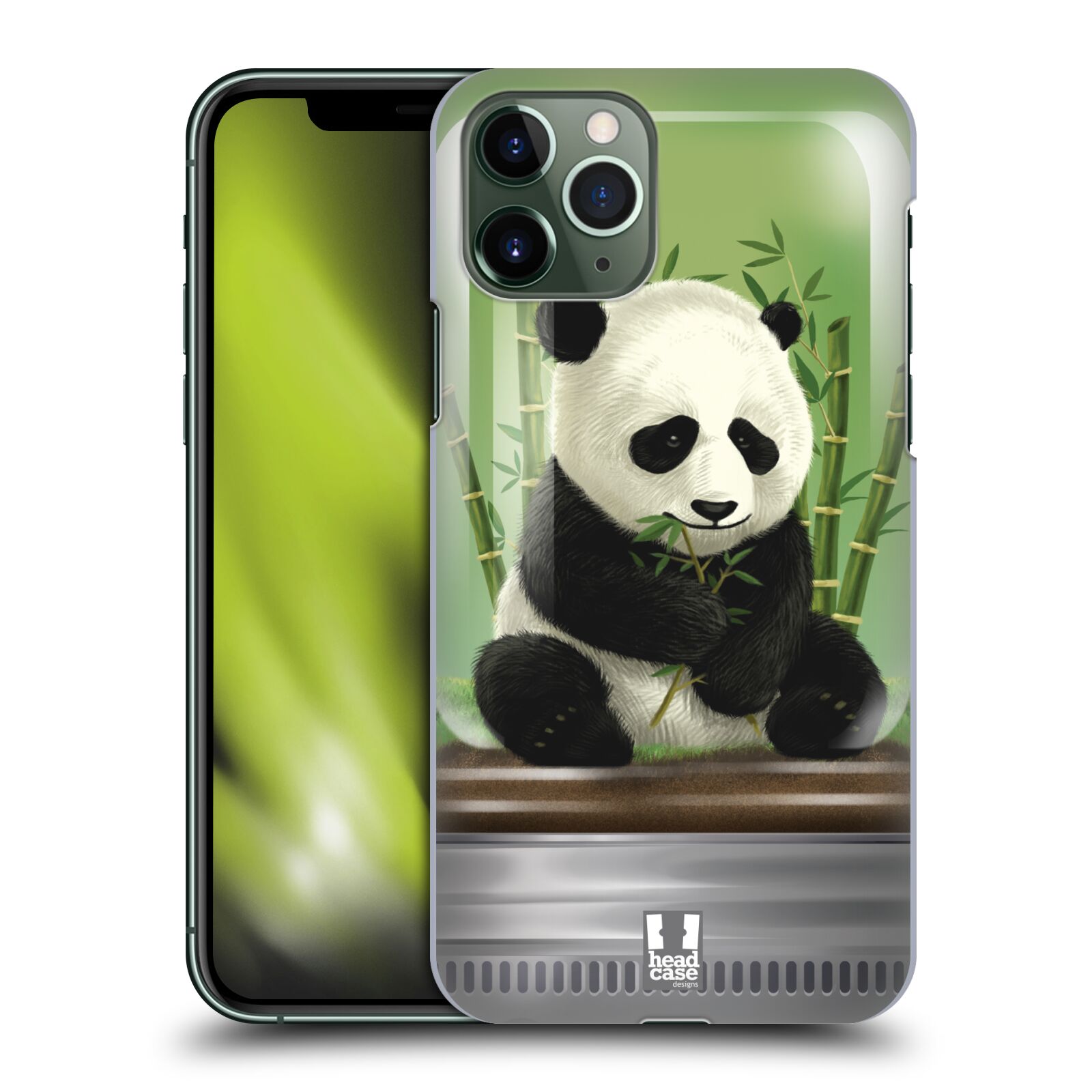 Pouzdro na mobil Apple Iphone 11 PRO - HEAD CASE - vzor Zvířátka v těžítku panda