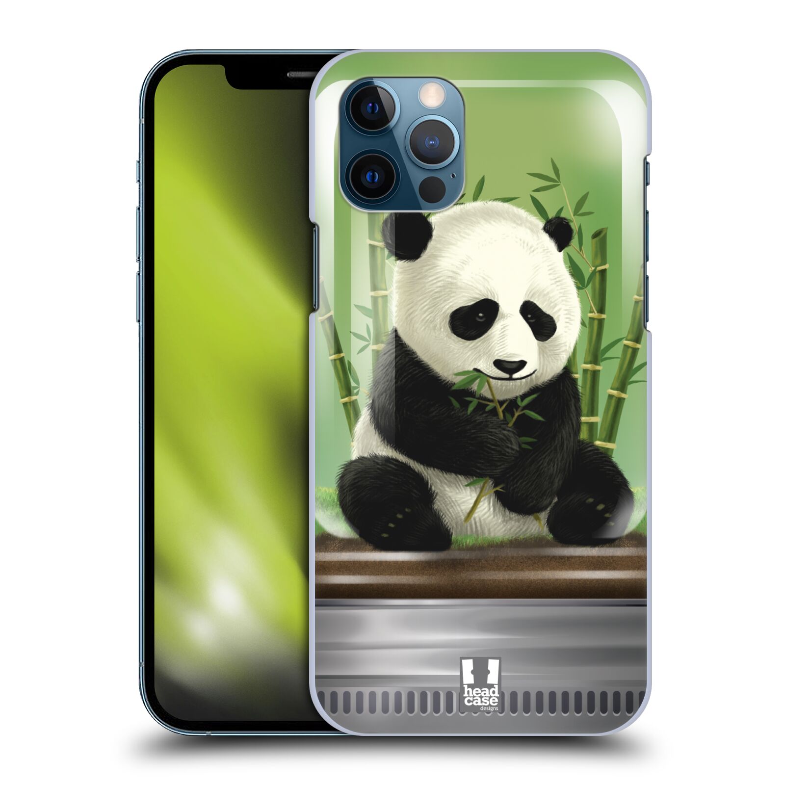 HEAD CASE plastový obal na mobil Apple Iphone 12 / Iphone 12 PRO vzor Zvířátka v těžítku panda