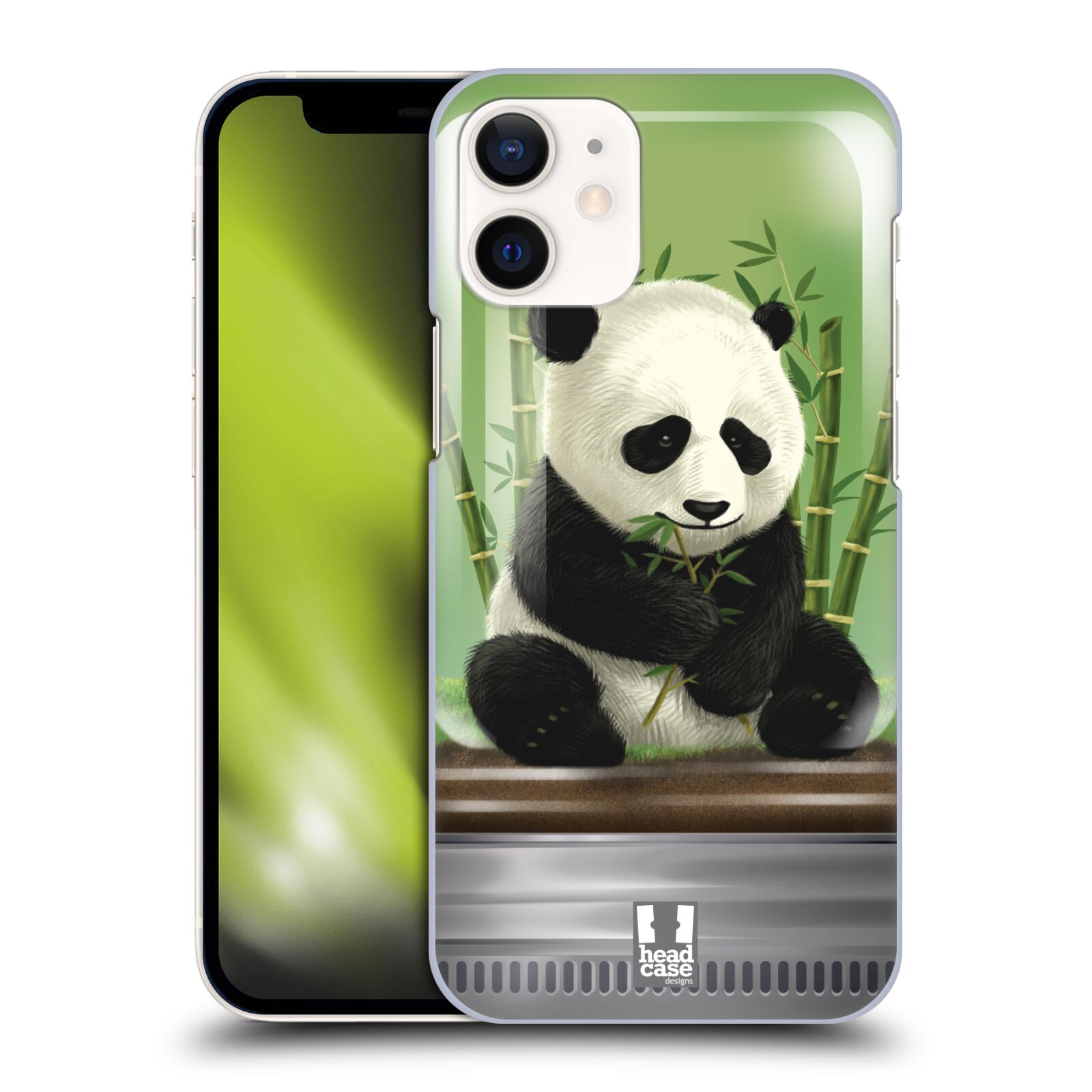 Plastový obal na mobil Apple Iphone 12 MINI vzor Zvířátka v těžítku panda