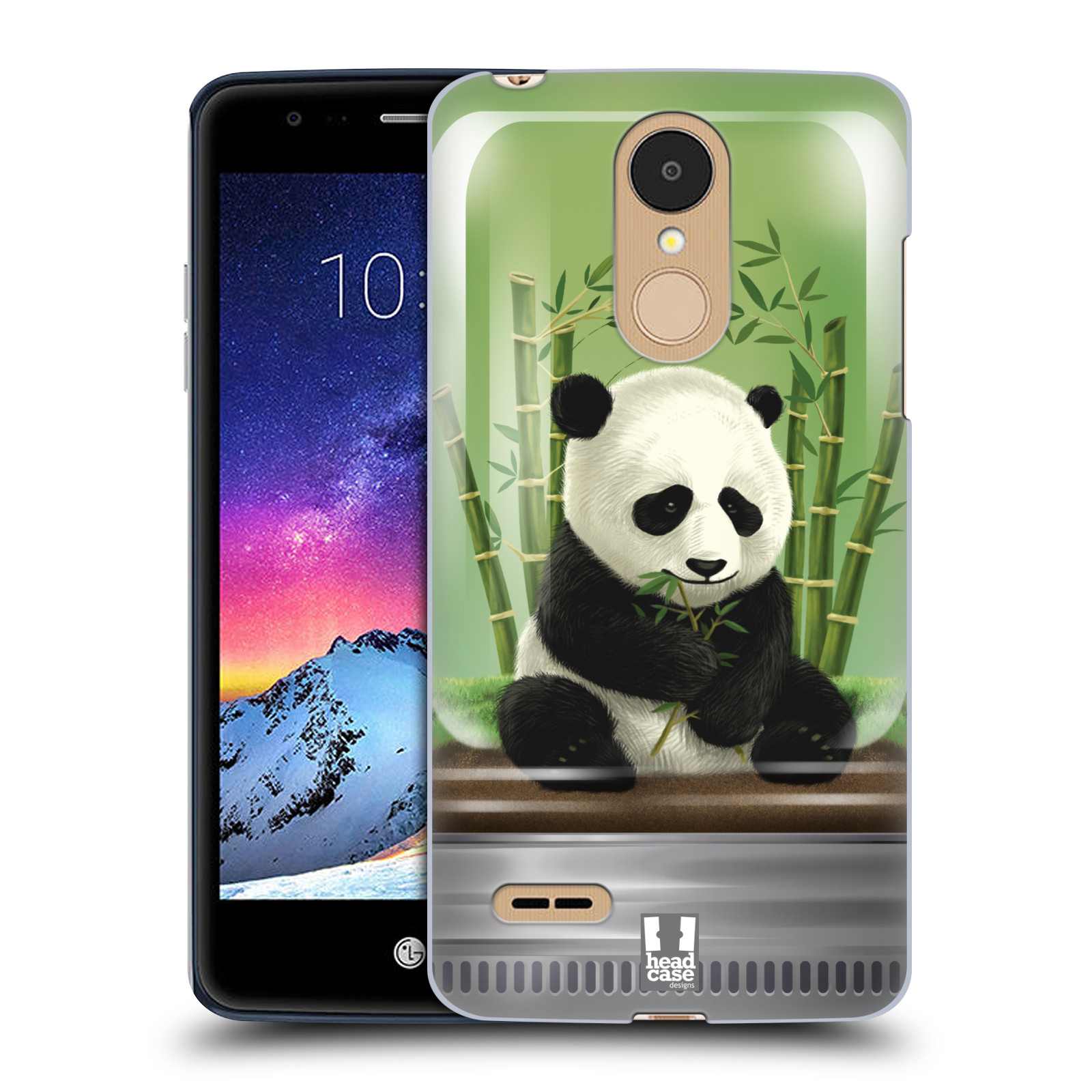 HEAD CASE plastový obal na mobil LG K9 / K8 2018 vzor Zvířátka v těžítku panda