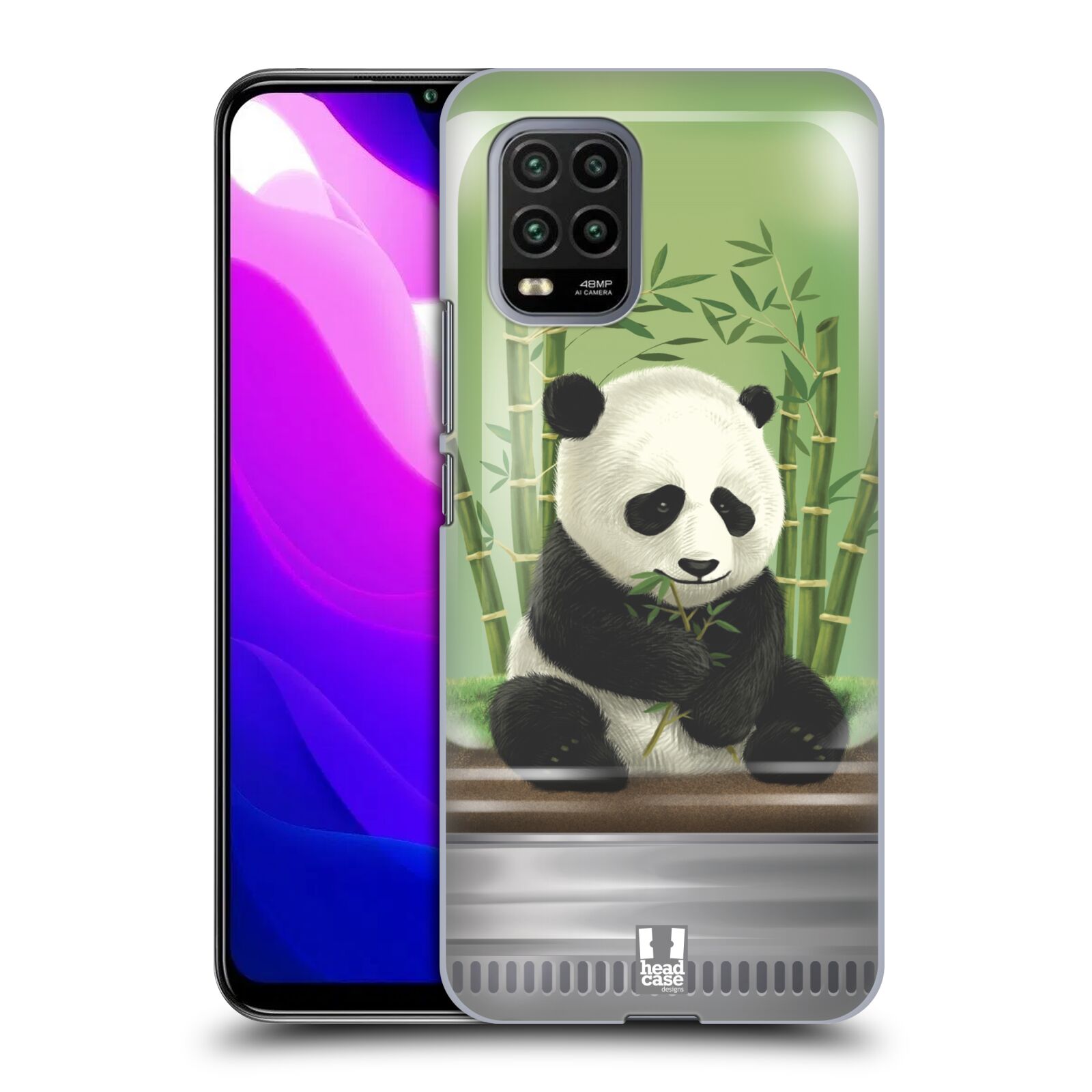 Zadní kryt, obal na mobil Xiaomi Mi 10 LITE vzor Zvířátka v těžítku panda