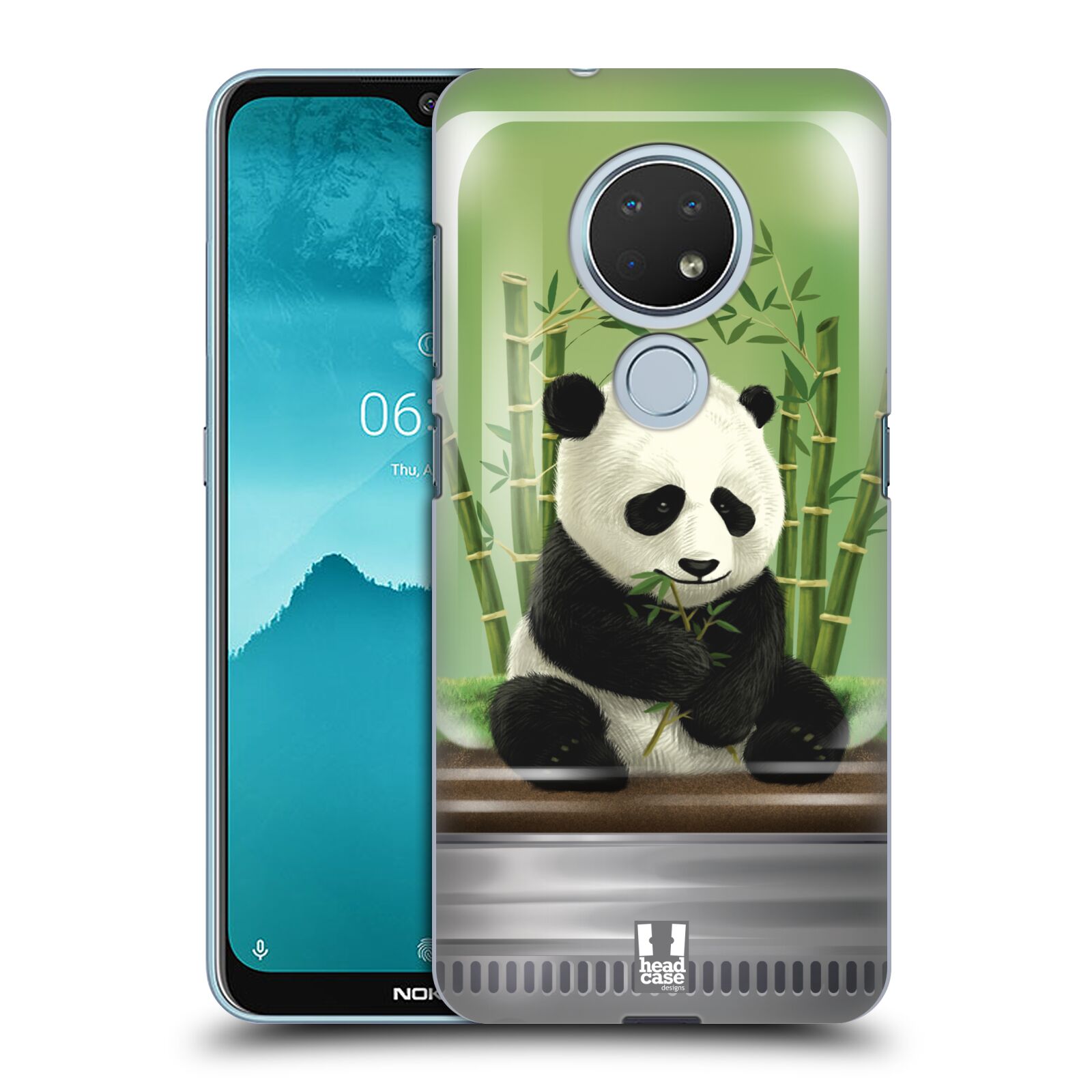 Pouzdro na mobil Nokia 6.2 - HEAD CASE - vzor Zvířátka v těžítku panda