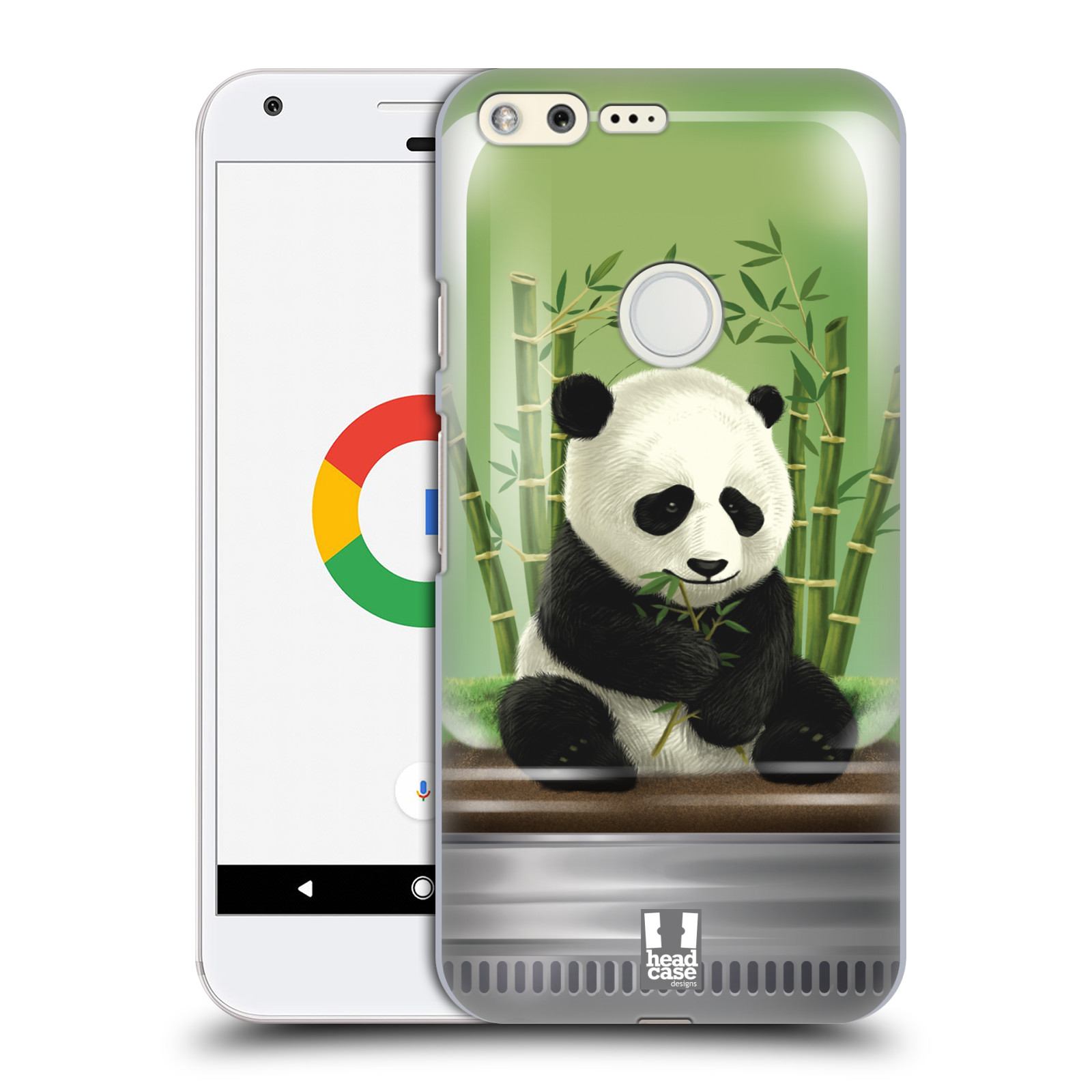 HEAD CASE plastový obal na mobil GOOGLE Pixel vzor Zvířátka v těžítku panda