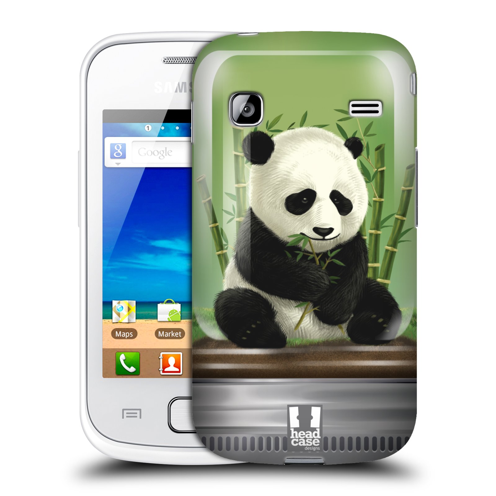 HEAD CASE plastový obal na mobil SAMSUNG GALAXY GIO (S5660) vzor Zvířátka v těžítku panda