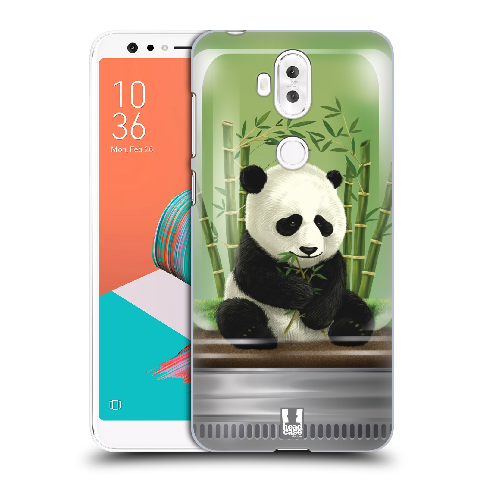 HEAD CASE plastový obal na mobil Asus Zenfone 5 LITE ZC600KL vzor Zvířátka v těžítku panda