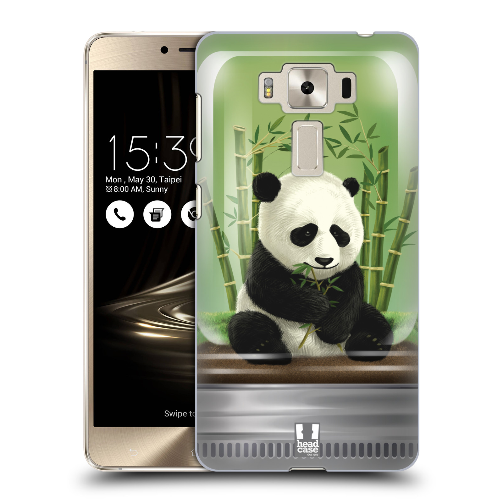 HEAD CASE plastový obal na mobil Asus Zenfone 3 DELUXE ZS550KL vzor Zvířátka v těžítku panda