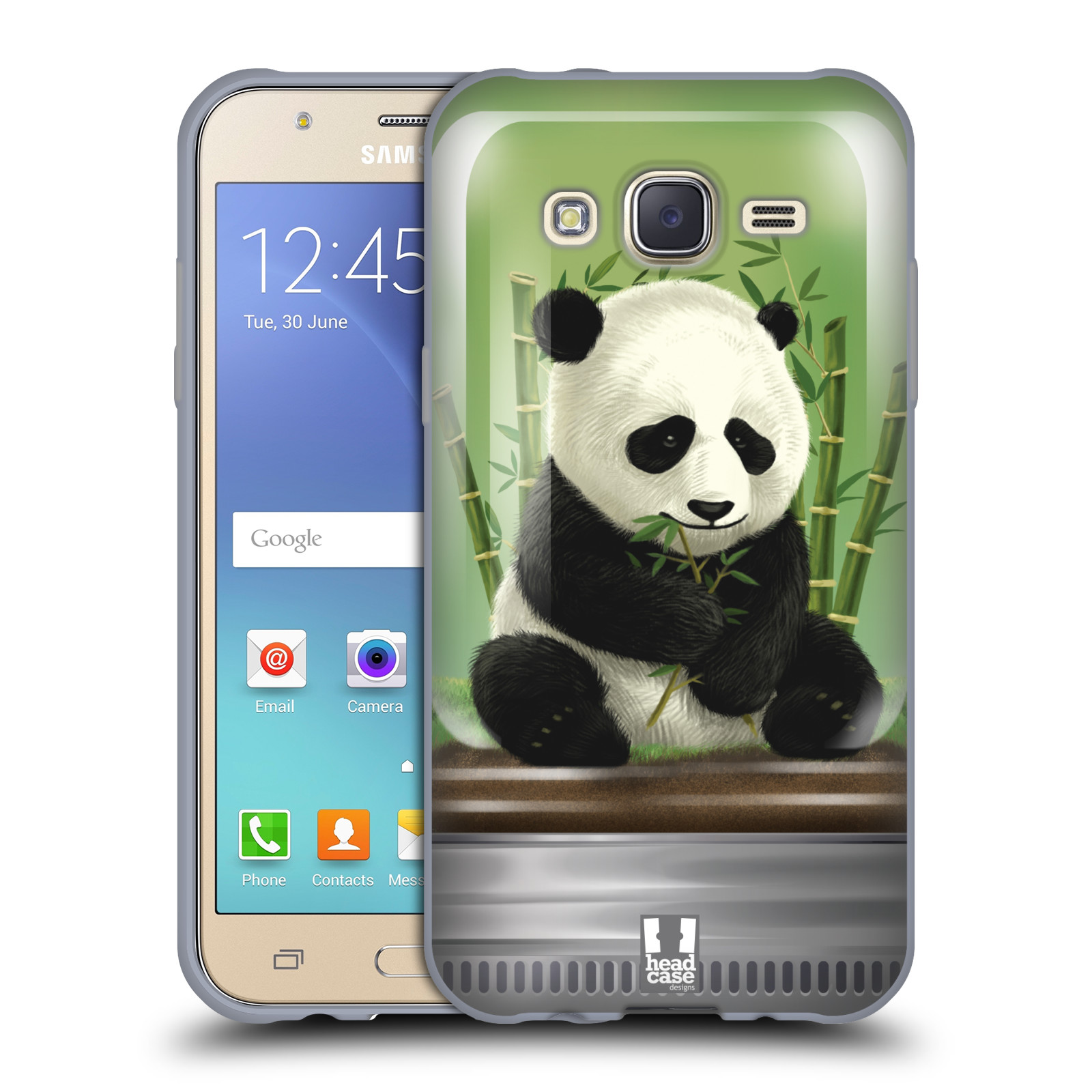 HEAD CASE silikonový obal na mobil Samsung Galaxy J5, J500, (J5 DUOS) vzor Zvířátka v těžítku panda