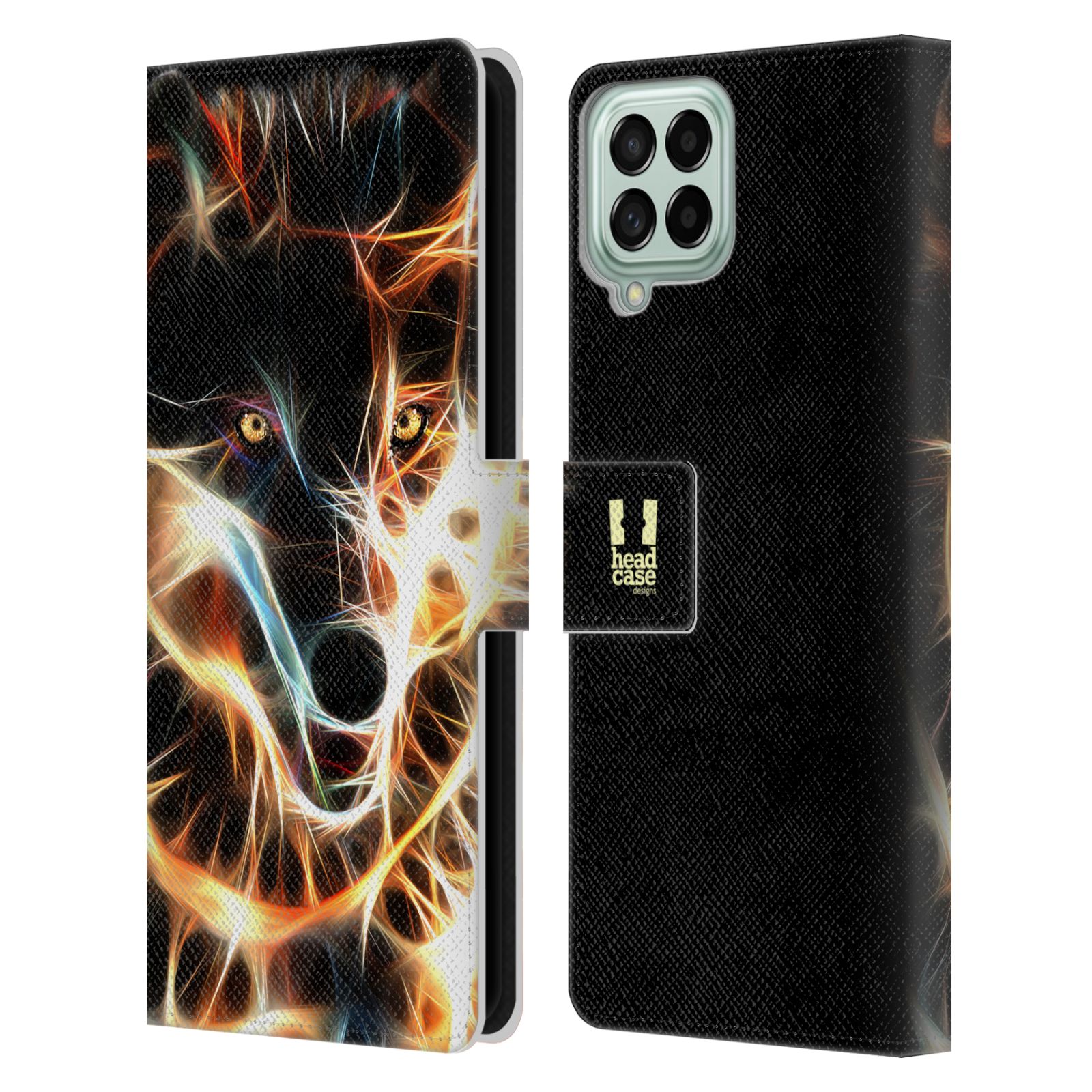 HEAD CASE Pouzdro pro mobil Samsung Galaxy M33 5G - Zářící Vlk