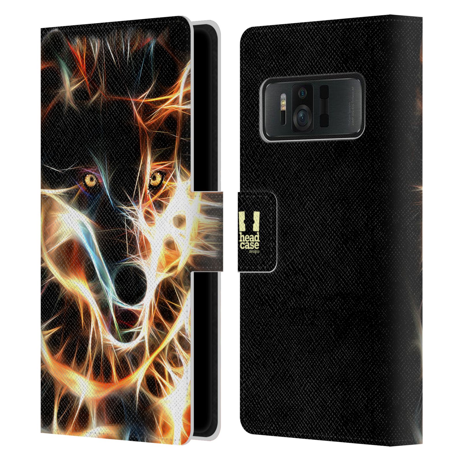 Pouzdro na mobil Asus Zenfone AR ZS571KL - Head Case - Ohnivý vlk