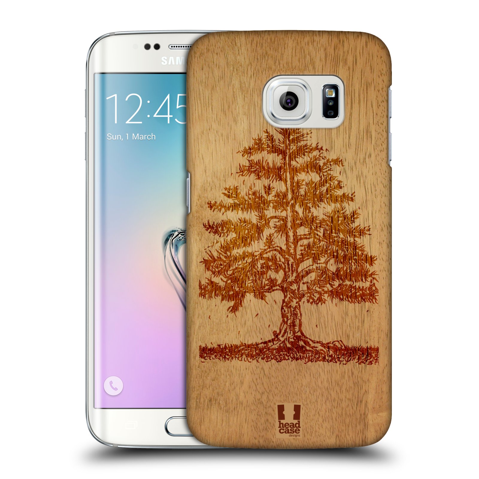 HEAD CASE plastový obal na mobil SAMSUNG Galaxy S6 EDGE (G9250, G925, G925F) vzor Dřevěné umění STROM