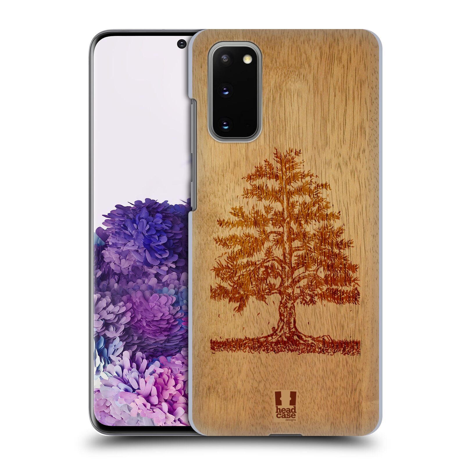 Zadní obal pro mobil Samsung Galaxy S20 / S20 5G - HEAD CASE - Imitace dřevo strom