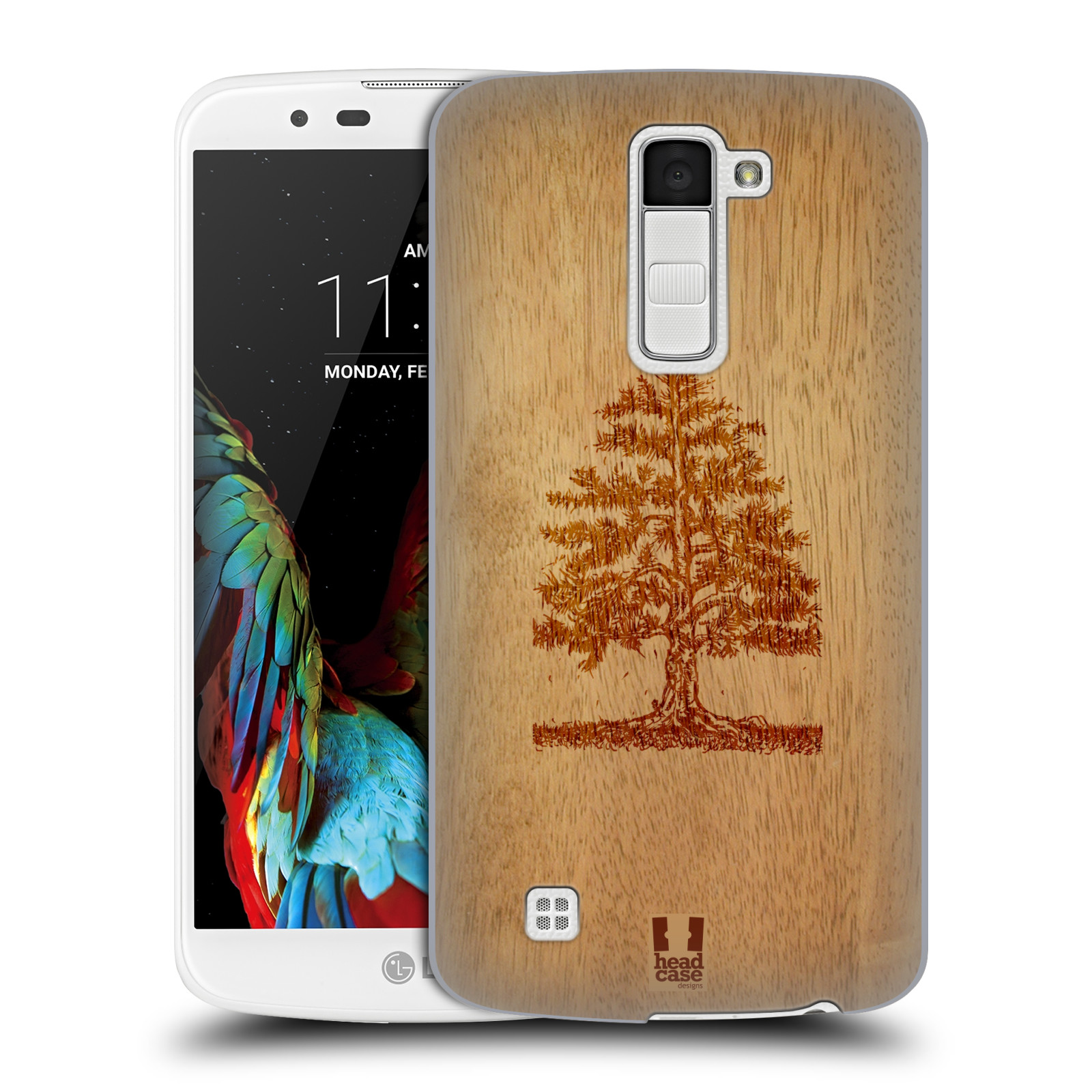 HEAD CASE plastový obal na mobil LG K10 vzor Dřevěné umění STROM