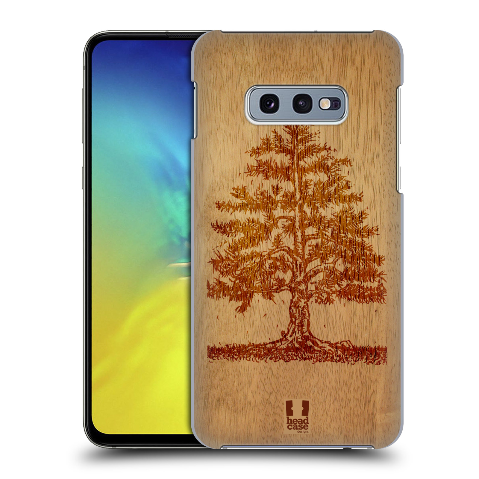 Pouzdro na mobil Samsung Galaxy S10e - HEAD CASE - vzor Dřevěné umění STROM