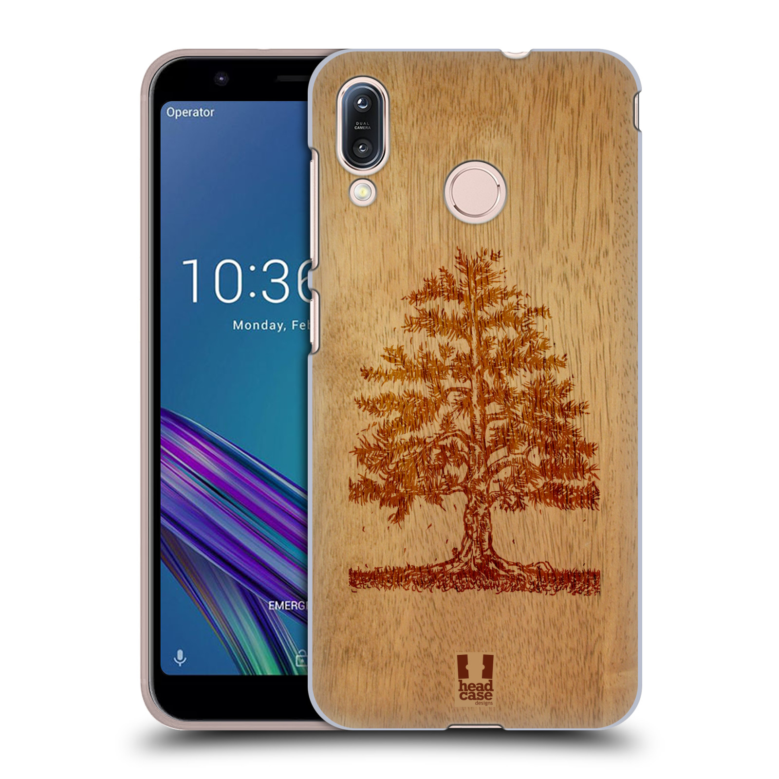 Pouzdro na mobil Asus Zenfone Max M1 (ZB555KL) - HEAD CASE - vzor Dřevěné umění STROM