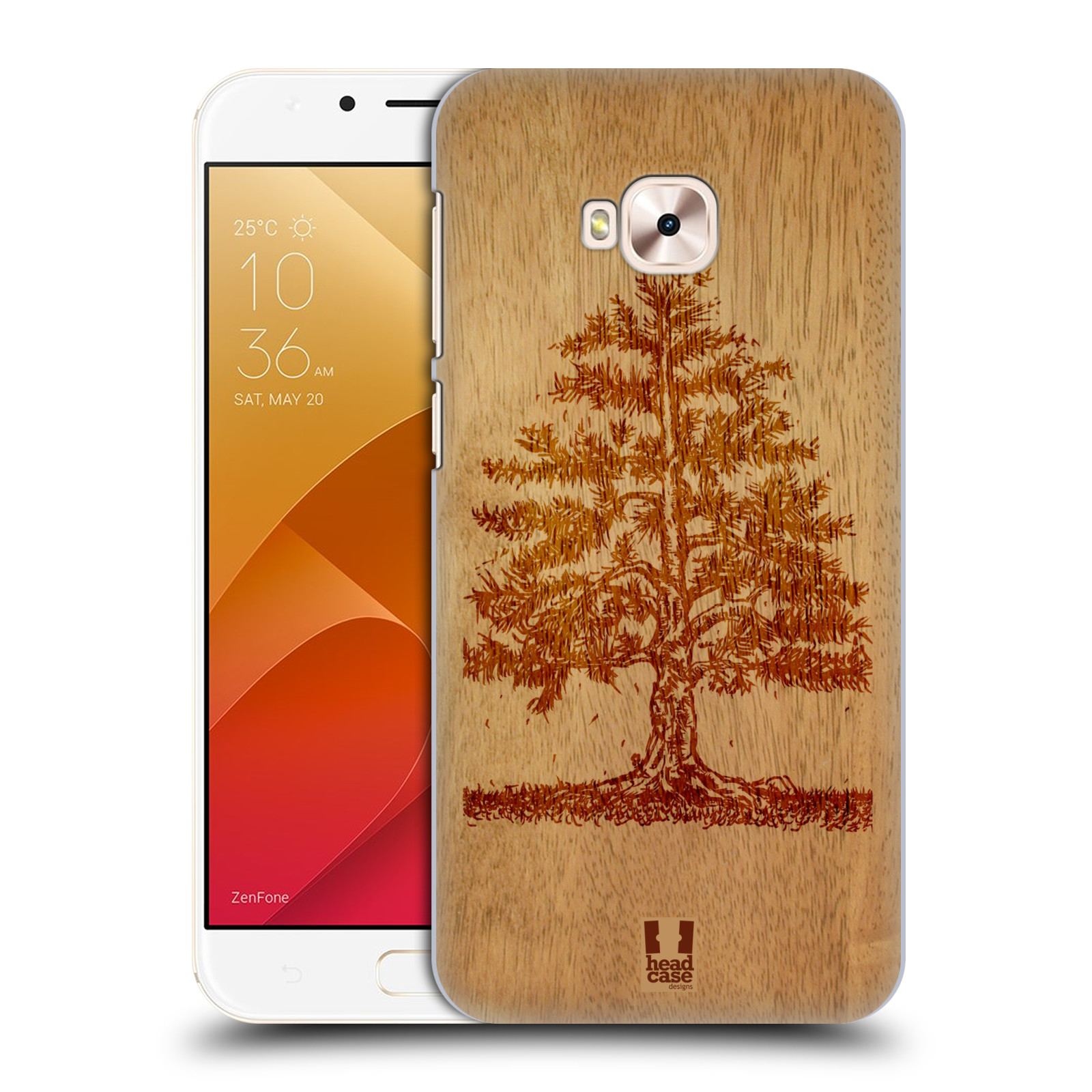 HEAD CASE plastový obal na mobil Asus Zenfone 4 Selfie Pro ZD552KL vzor Dřevěné umění STROM