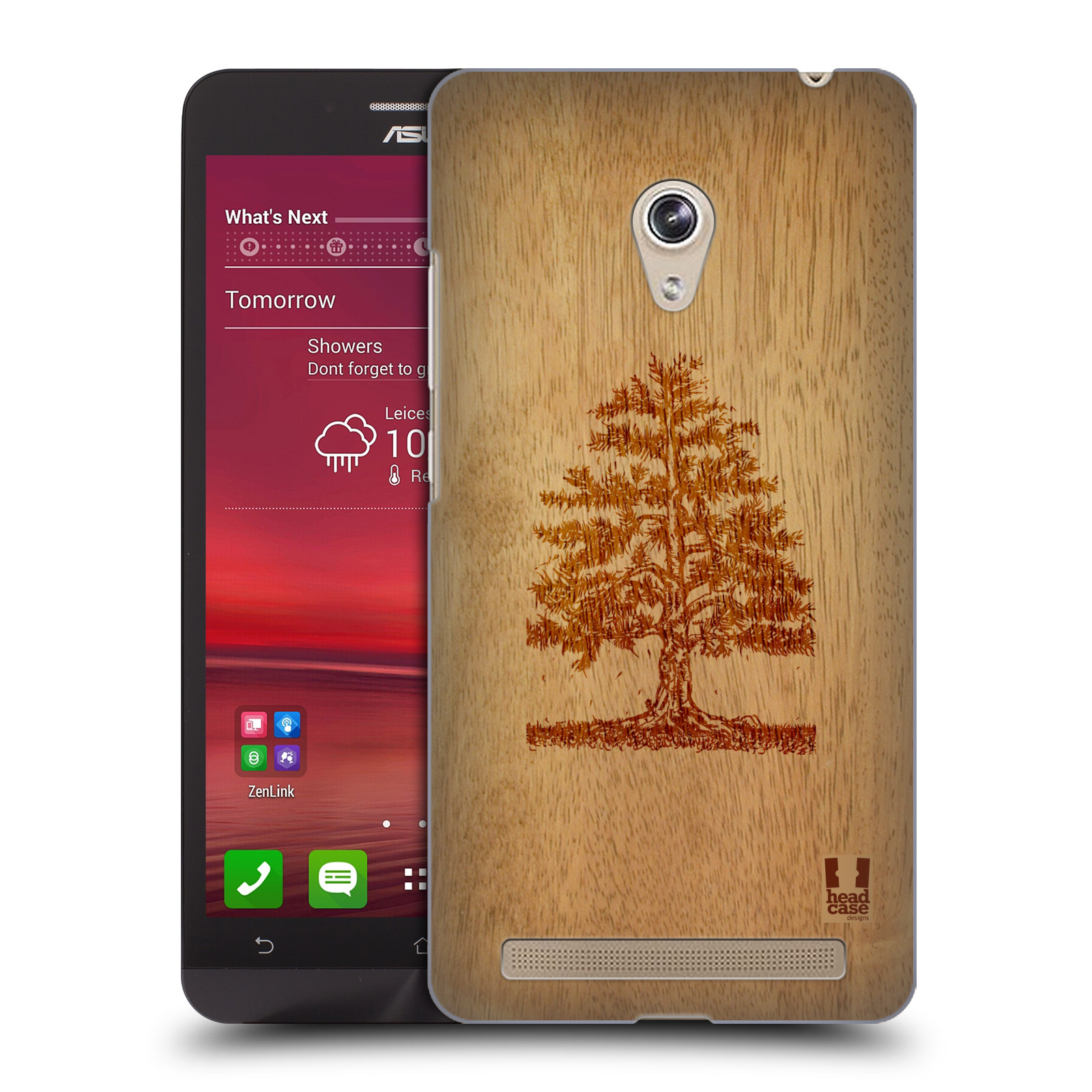 HEAD CASE plastový obal na mobil Asus Zenfone 6 vzor Dřevěné umění STROM