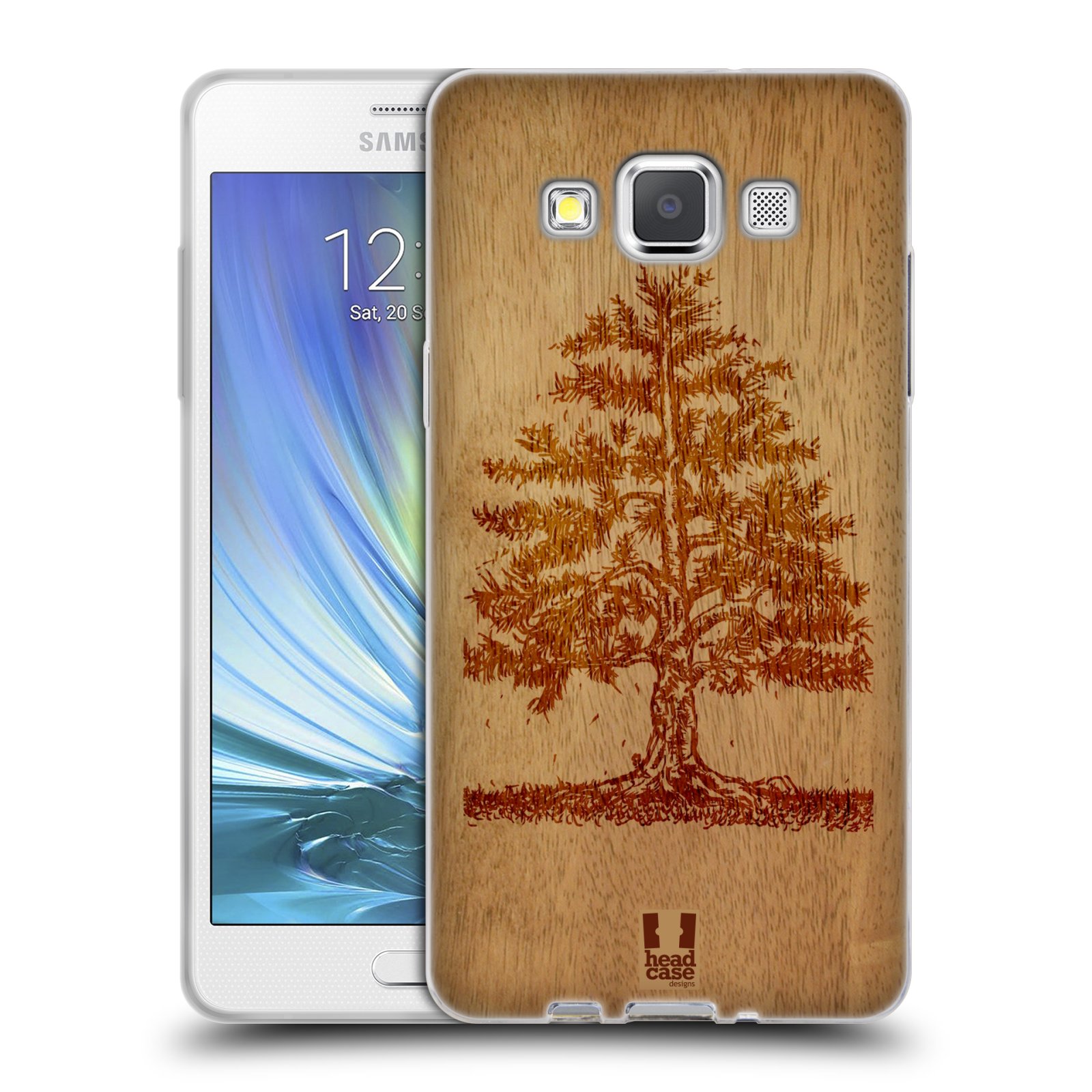 HEAD CASE silikonový obal na mobil Samsung Galaxy A5 vzor Dřevěné umění STROM