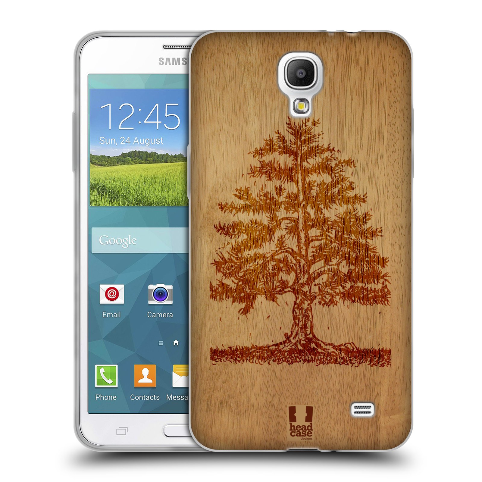 HEAD CASE silikonový obal na mobil Samsung Galaxy Mega 2 vzor Dřevěné umění STROM