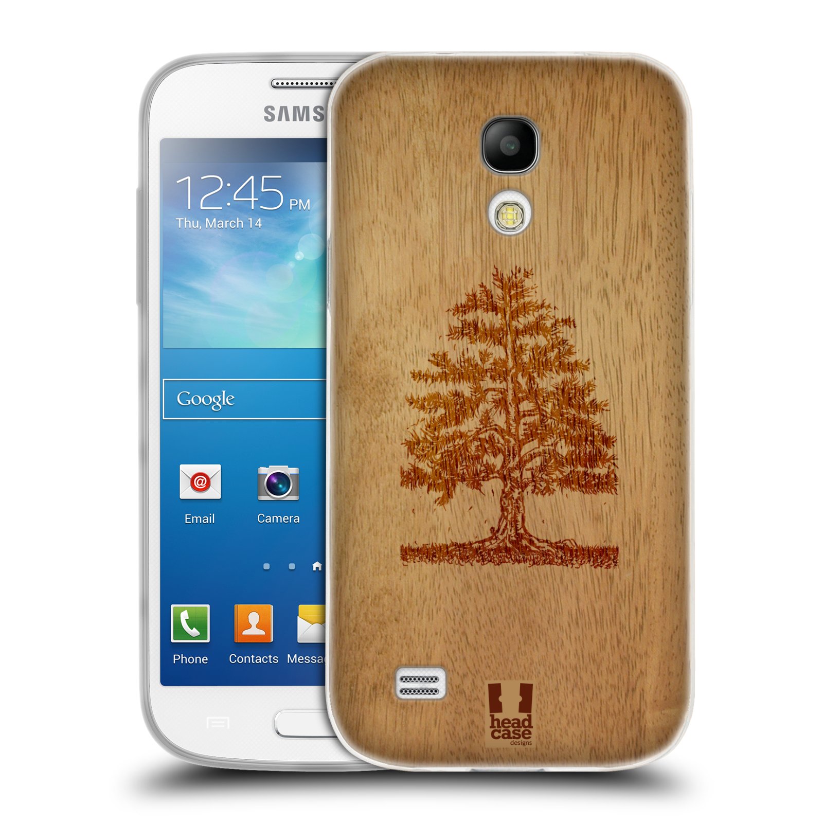 HEAD CASE silikonový obal na mobil Samsung Galaxy S4 MINI vzor Dřevěné umění STROM