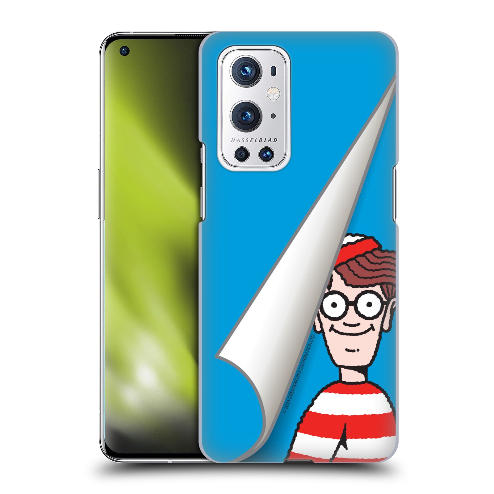 Obal na mobil OnePlus 9 PRO - HEAD CASE - Kde je Waldo - modré pozadí