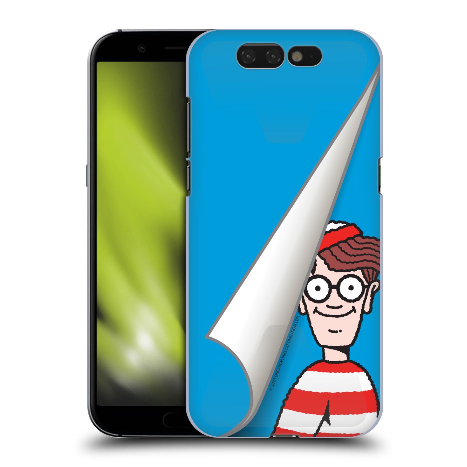 Obal na mobil Xiaomi Black Shark - HEAD CASE - Kde je Waldo - modré pozadí