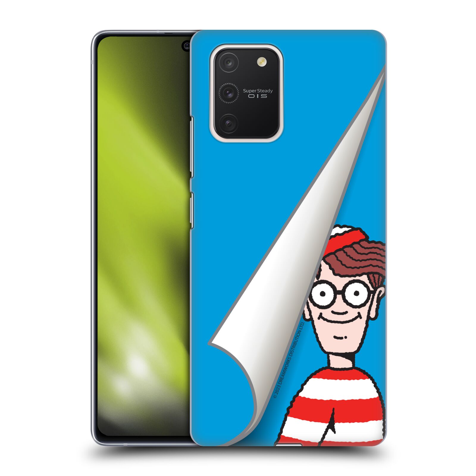 Obal na mobil Samsung Galaxy S10 LITE - HEAD CASE - Kde je Waldo - modré pozadí