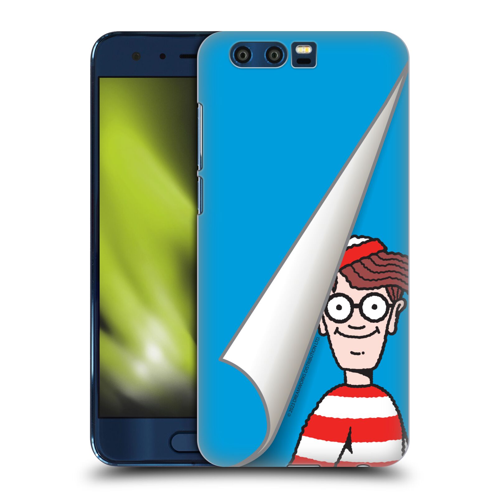 Obal na mobil HONOR 9 - HEAD CASE - Kde je Waldo - modré pozadí