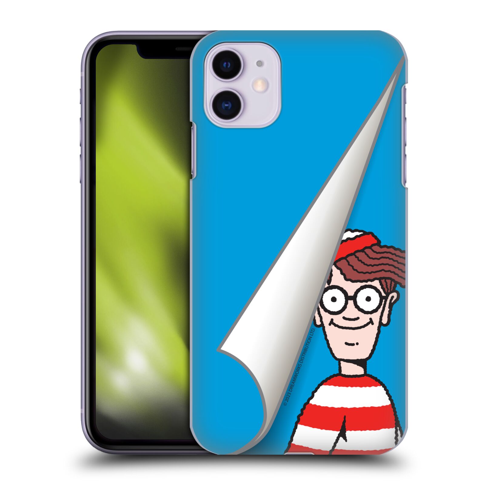 Obal na mobil Apple Iphone 11 - HEAD CASE - Kde je Waldo - modré pozadí