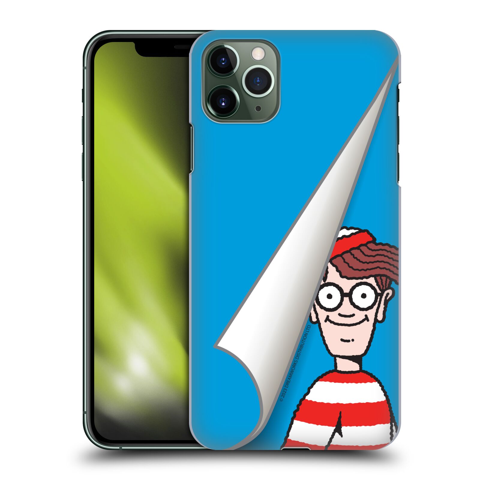 Obal na mobil Apple Iphone 11 PRO MAX - HEAD CASE - Kde je Waldo - modré pozadí