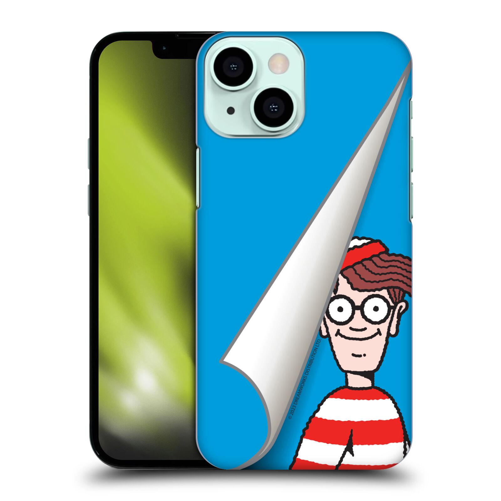 Obal na mobil Apple Iphone 13 MINI - HEAD CASE - Kde je Waldo - modré pozadí