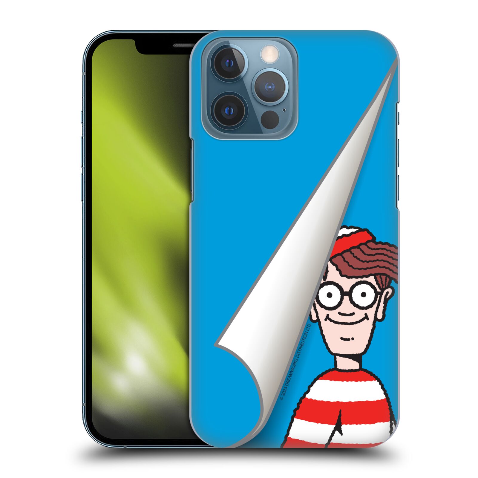 Obal na mobil Apple Iphone 13 PRO MAX - HEAD CASE - Kde je Waldo - modré pozadí