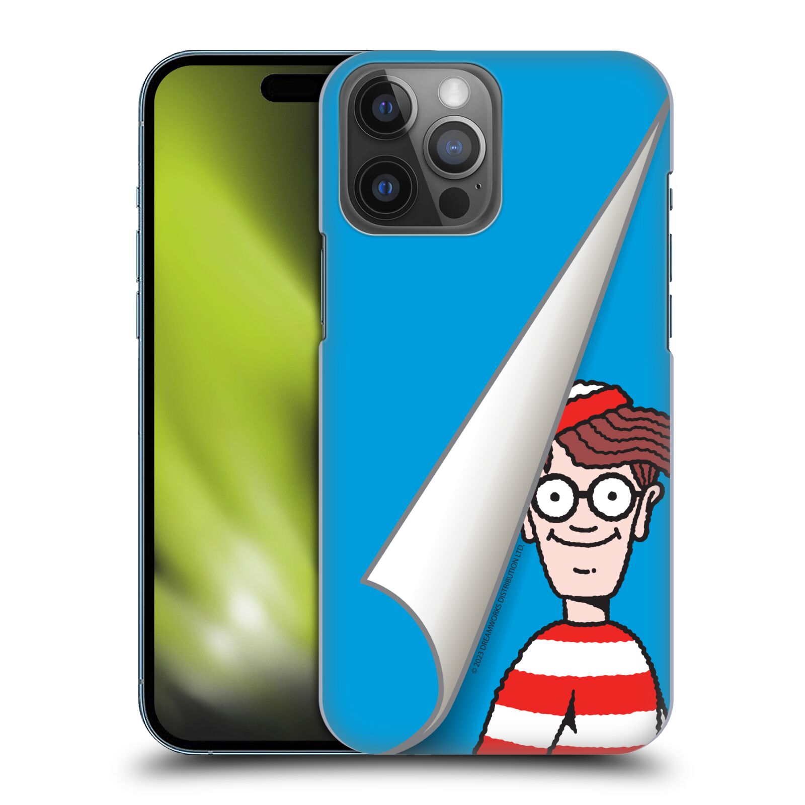 Obal na mobil Apple Iphone 14 PRO MAX - HEAD CASE - Kde je Waldo - modré pozadí