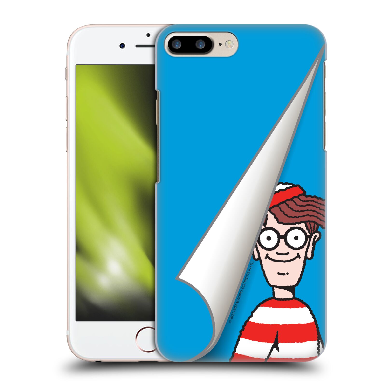 Obal na mobil Apple Iphone 7/8 PLUS - HEAD CASE - Kde je Waldo - modré pozadí