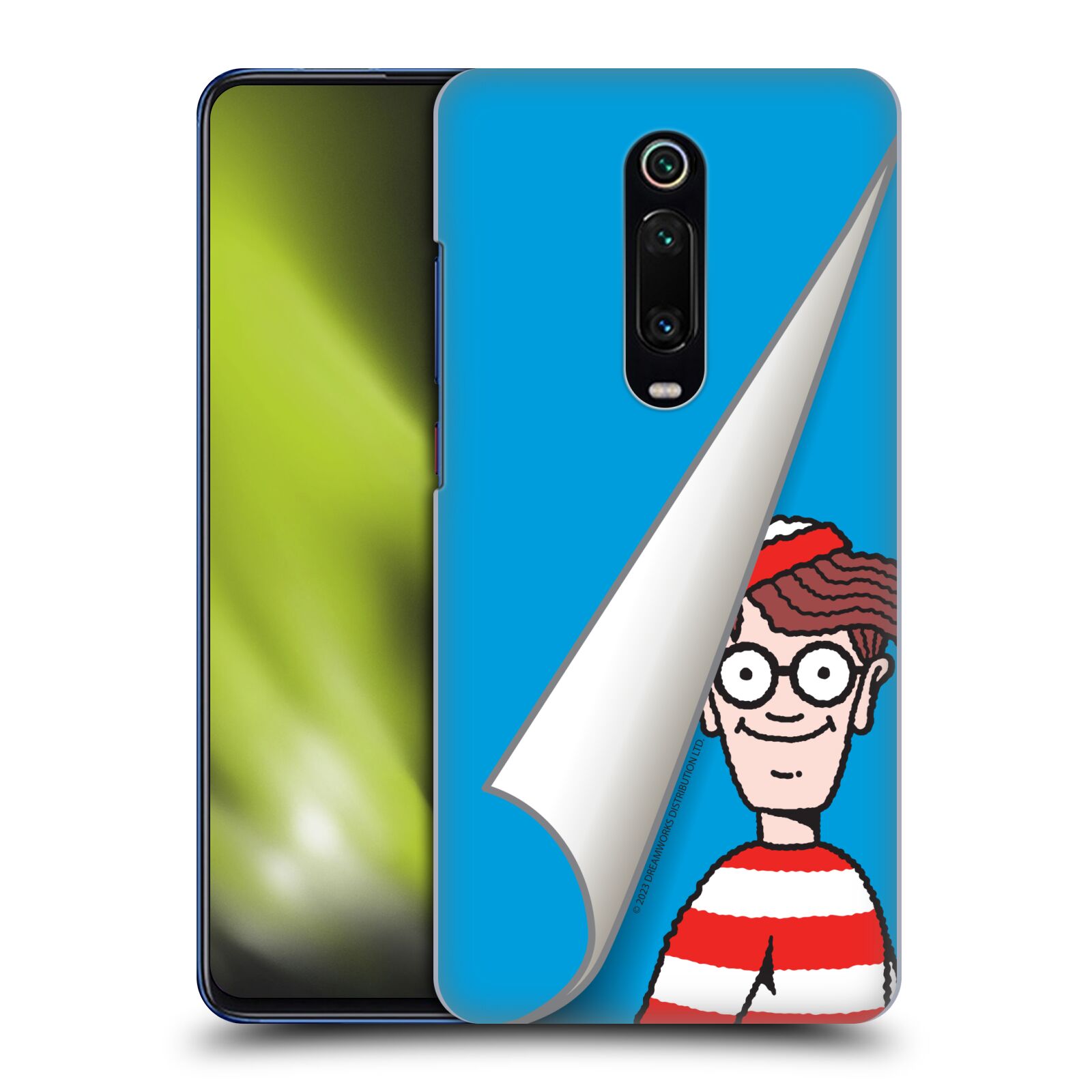 Obal na mobil Xiaomi Mi 9T / Mi 9T PRO - HEAD CASE - Kde je Waldo - modré pozadí