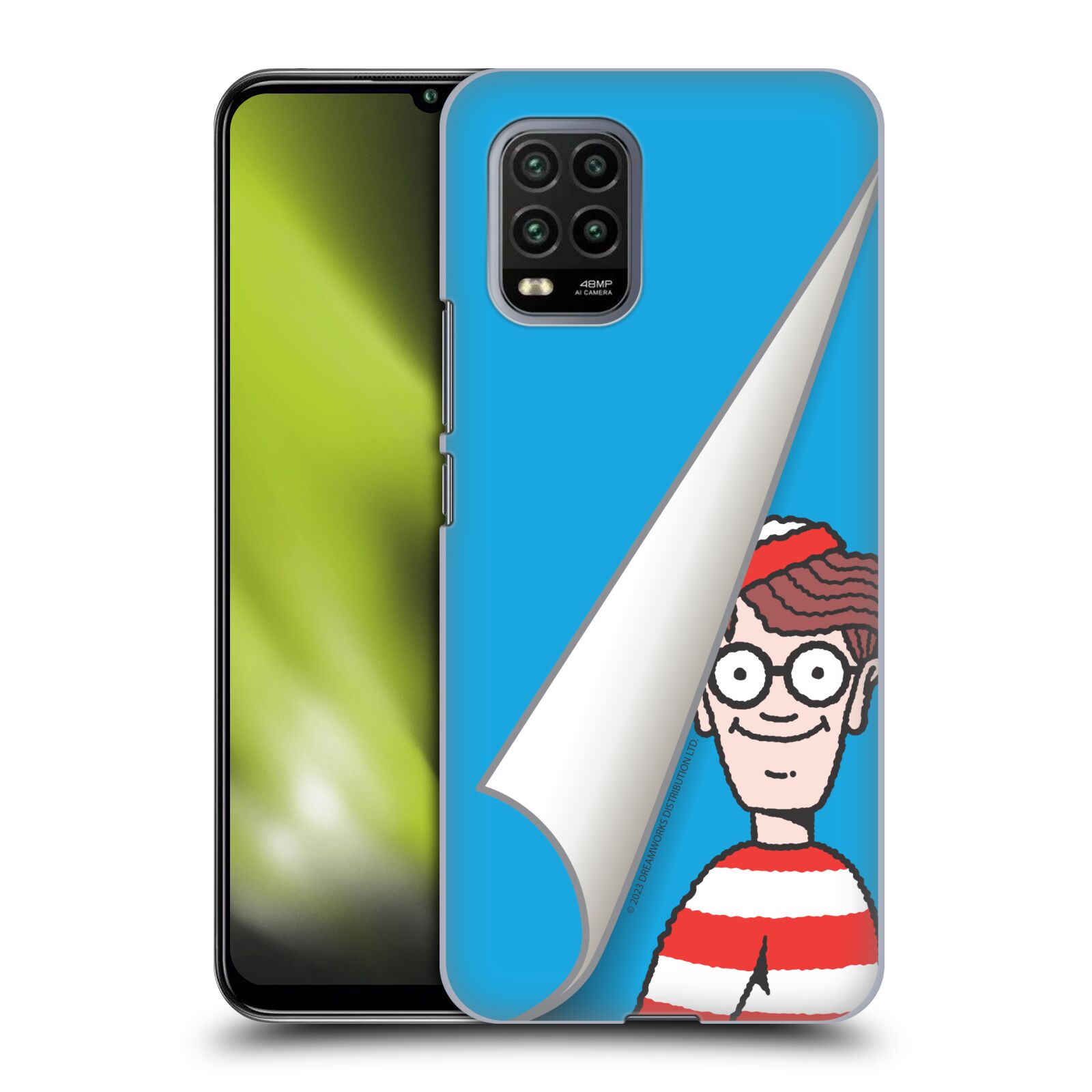 Obal na mobil Xiaomi  Mi 10 LITE / Mi 10 LITE 5G - HEAD CASE - Kde je Waldo - modré pozadí