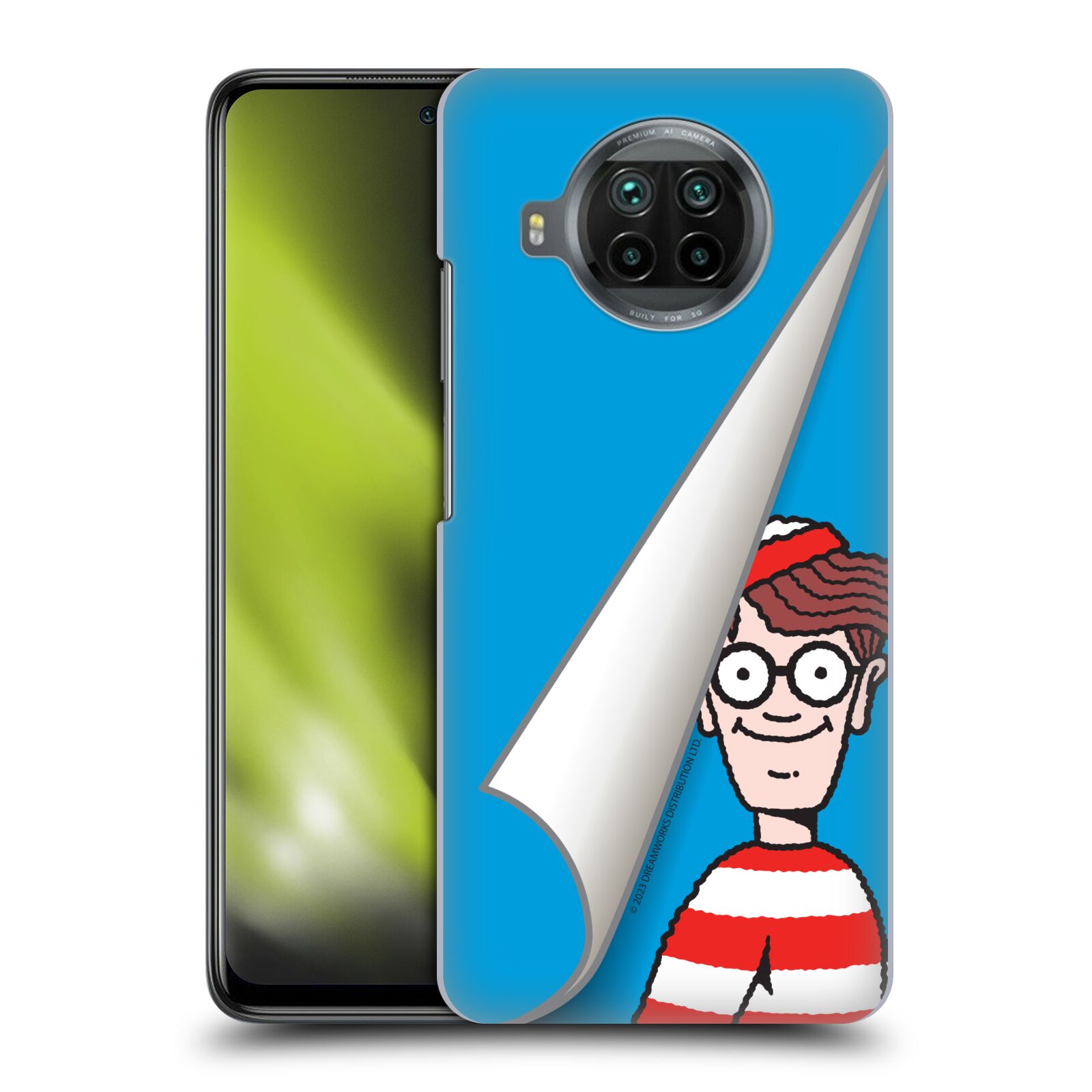 Obal na mobil Xiaomi  Mi 10T LITE 5G - HEAD CASE - Kde je Waldo - modré pozadí