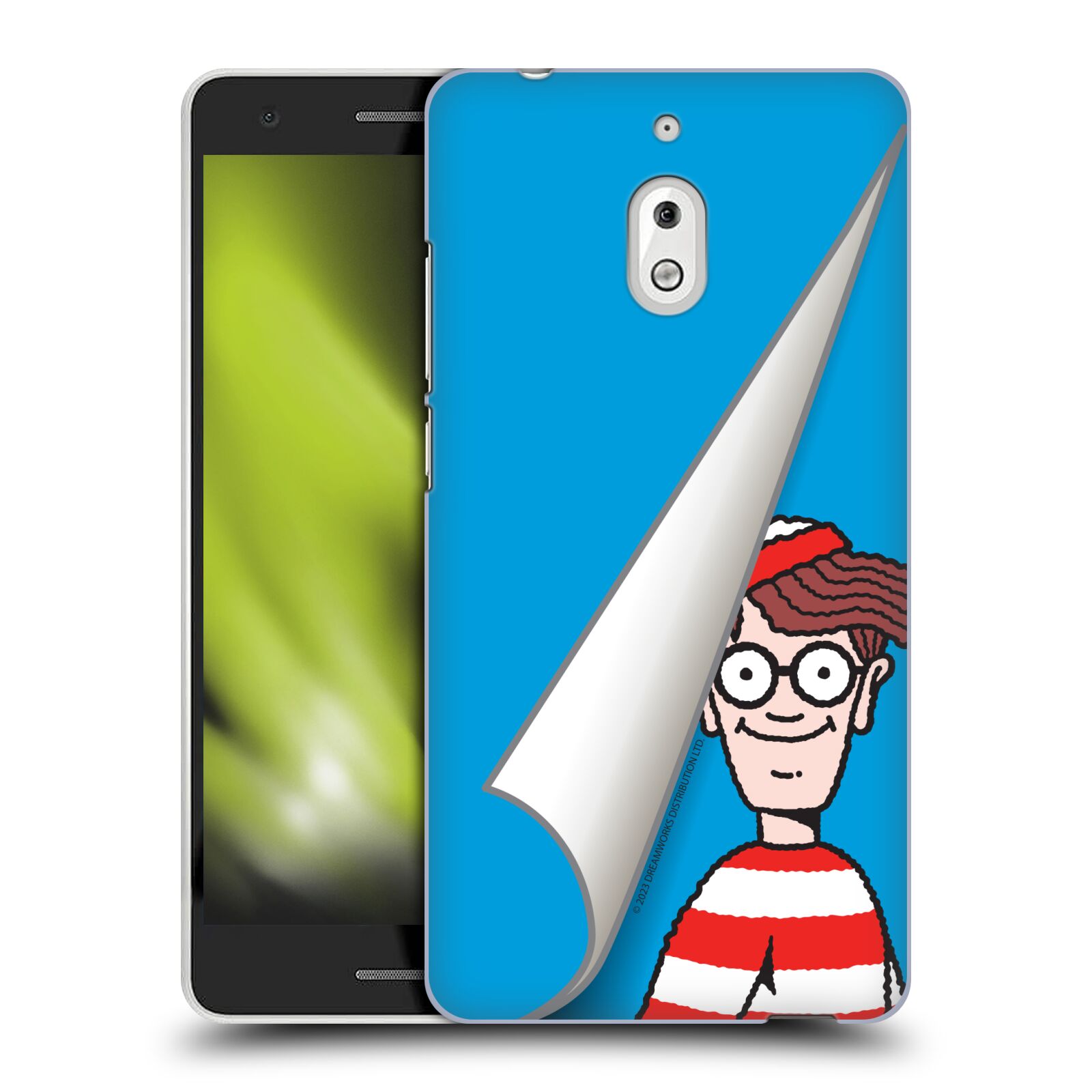 Obal na mobil Nokia 2.1 - HEAD CASE - Kde je Waldo - modré pozadí