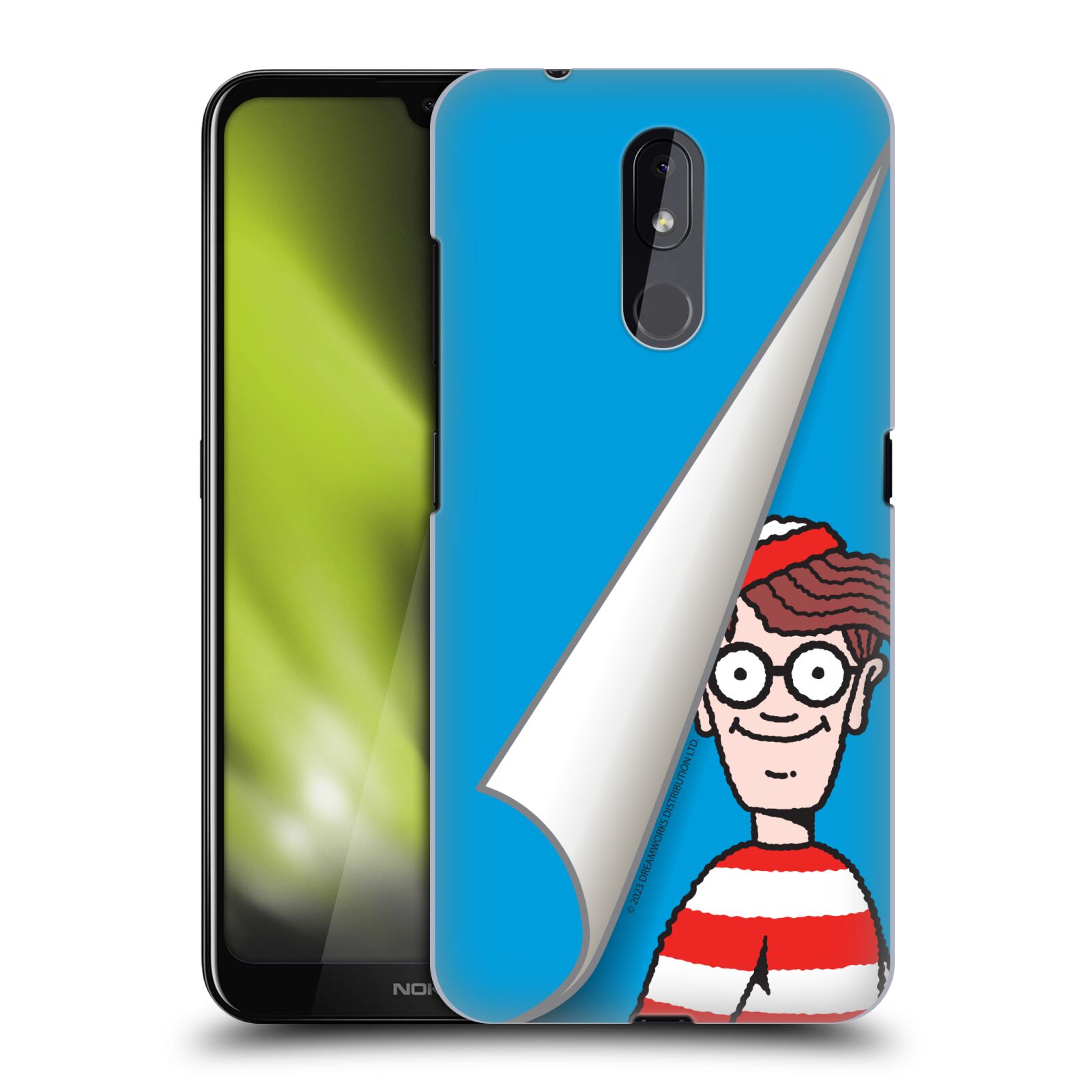 Obal na mobil Nokia 3.2 - HEAD CASE - Kde je Waldo - modré pozadí