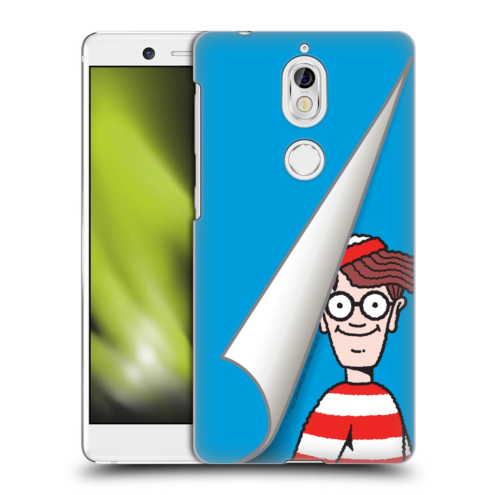 Obal na mobil Nokia 7 - HEAD CASE - Kde je Waldo - modré pozadí