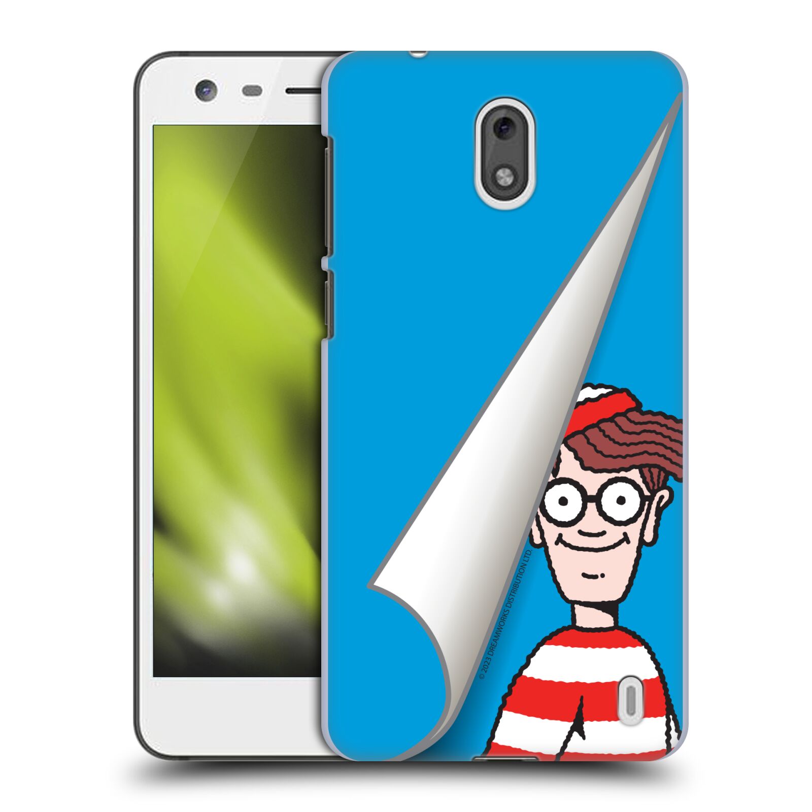 Obal na mobil Nokia 2 - HEAD CASE - Kde je Waldo - modré pozadí