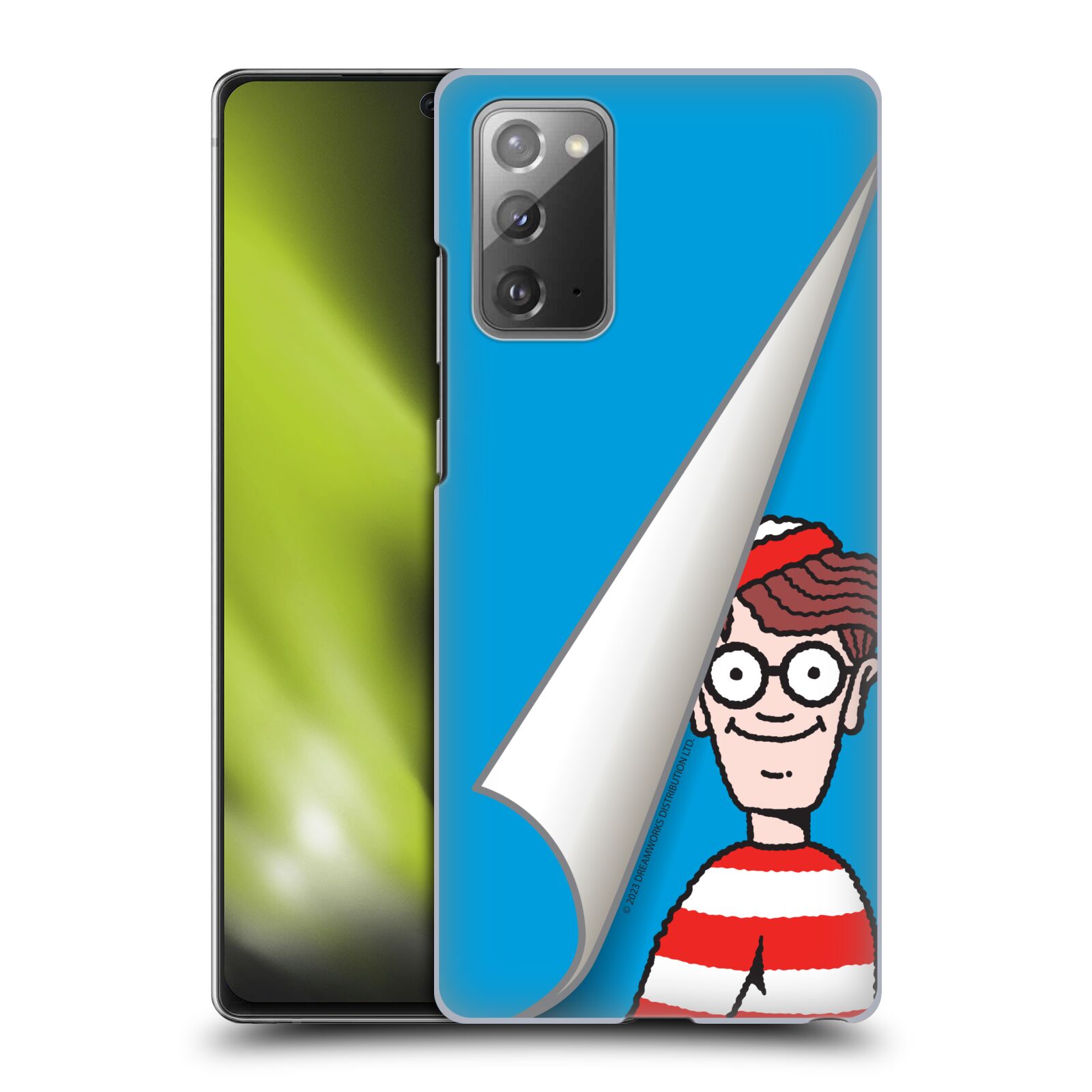 Obal na mobil Samsung Galaxy Note 20 - HEAD CASE - Kde je Waldo - modré pozadí