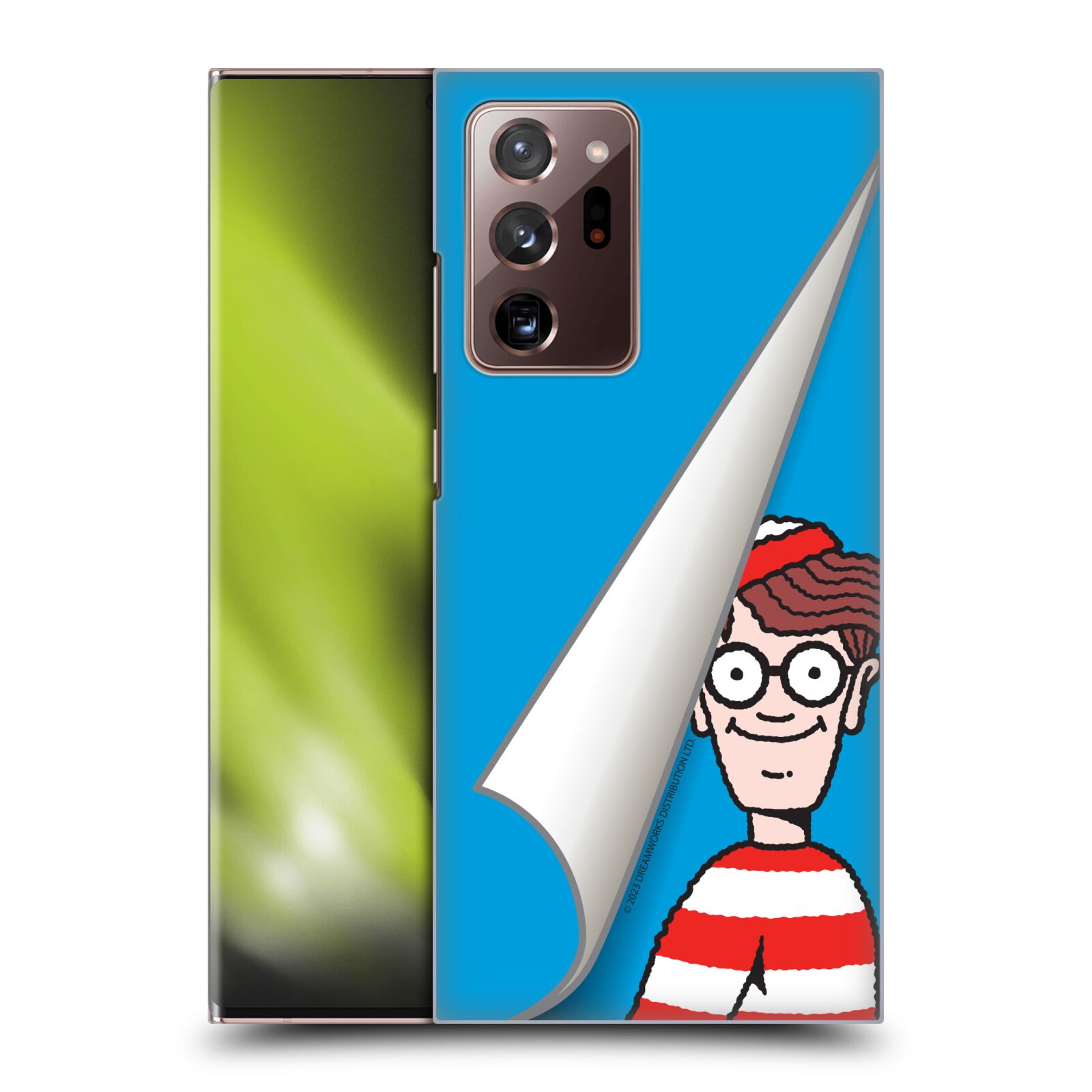 Obal na mobil Samsung Galaxy Note 20 ULTRA - HEAD CASE - Kde je Waldo - modré pozadí